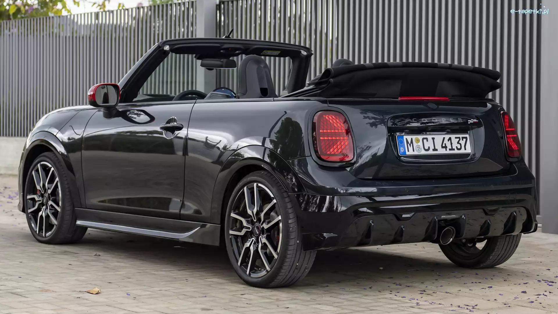 Kabriolet, Mini John Cooper Works, Czarny