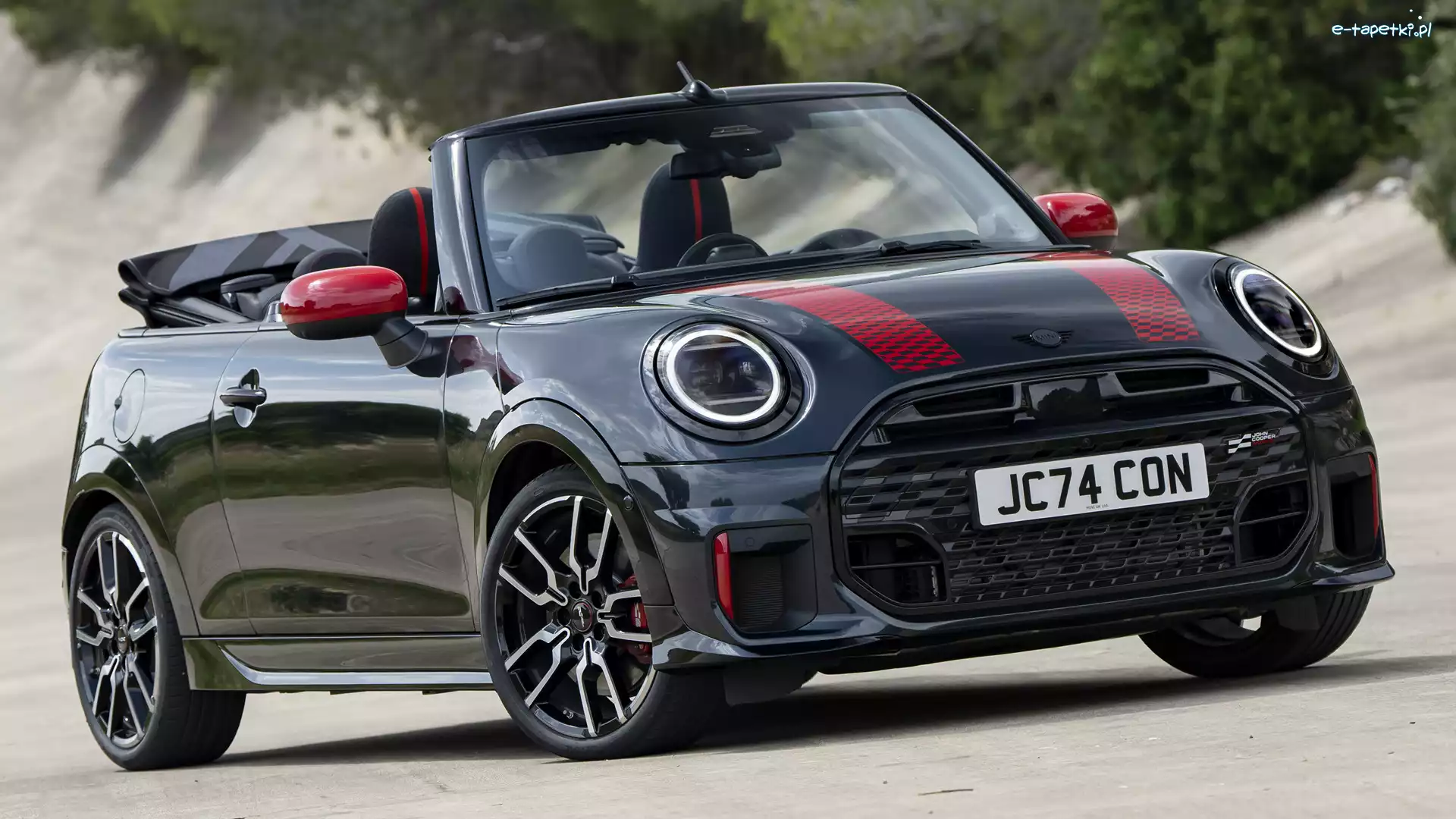 Kabriolet, Czarny, Mini John Cooper