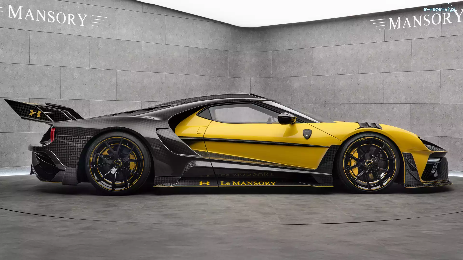 Bok, Mansory Under Armour, Ford GT