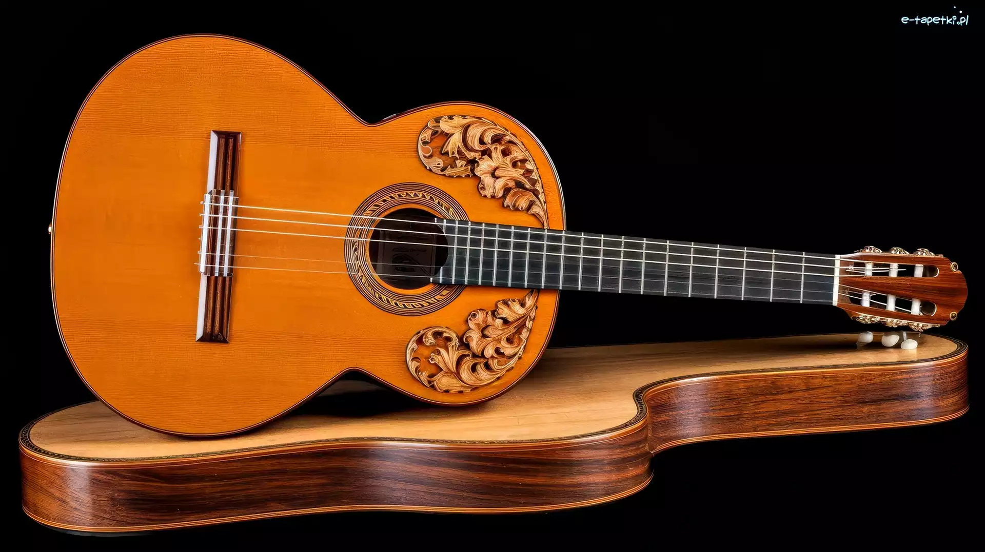 Akustyczna, Klasyczna, Gitara, Grafika, Futerał