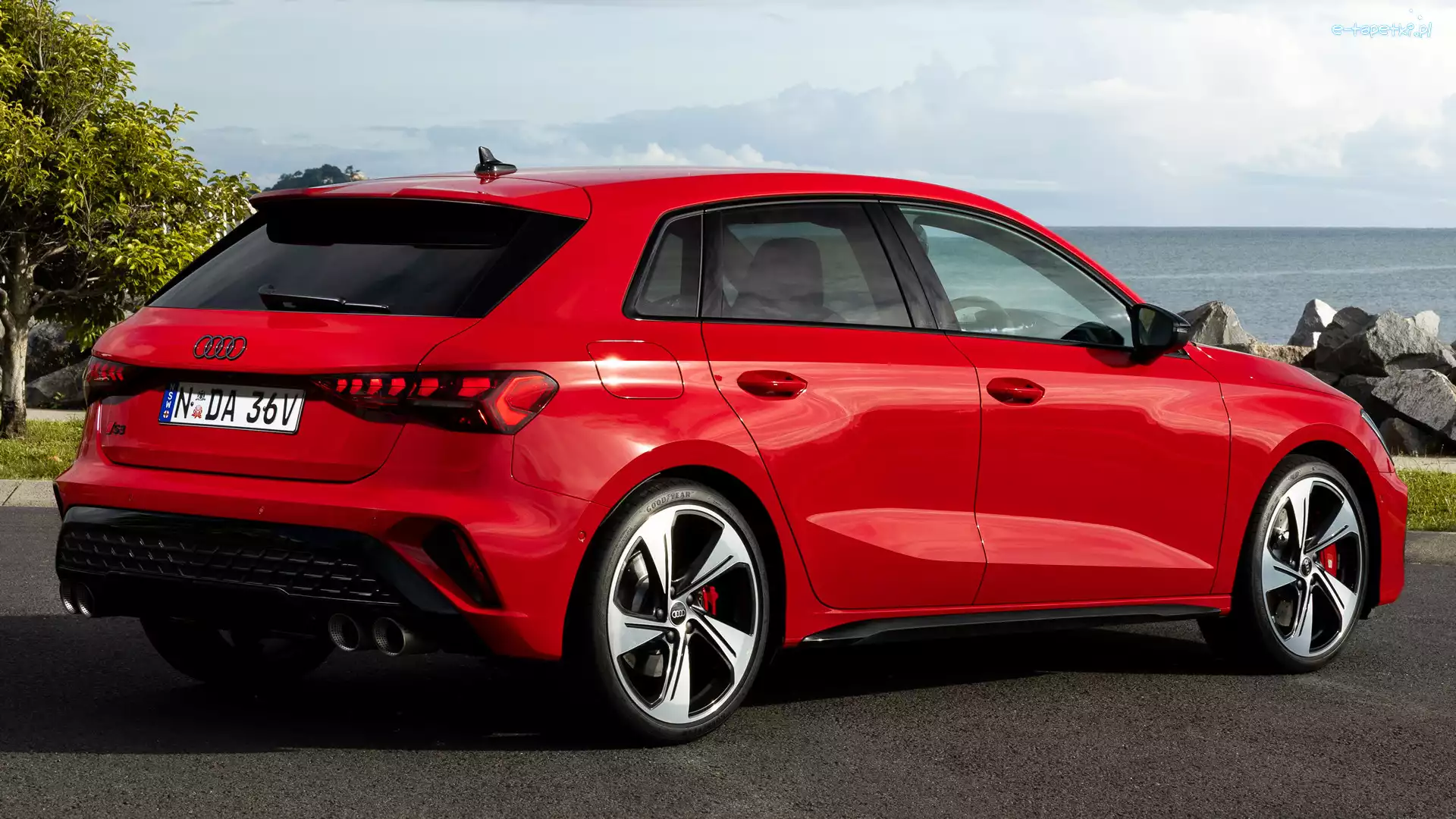 Czerwone, Sportback, Audi S3
