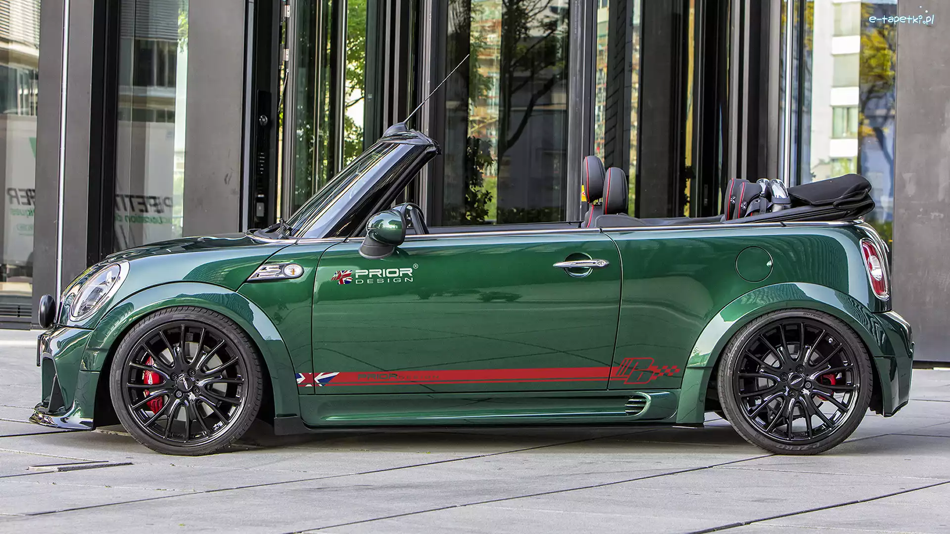 Zielony, S, Mini Cooper, Bok, Cabrio