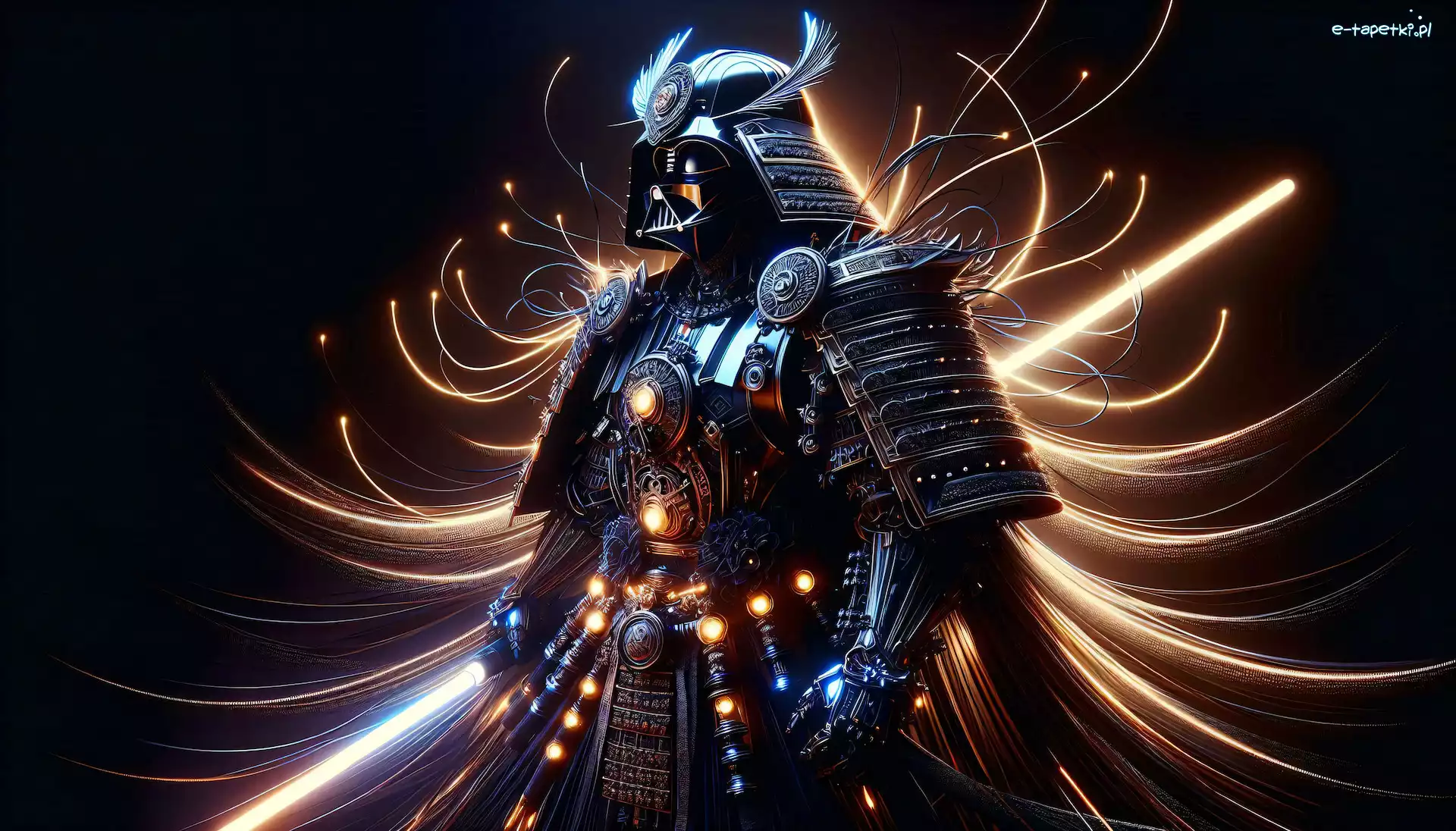 Maska, Miecz, Zbroja, Star Wars, Lord Darth Vader, Grafika