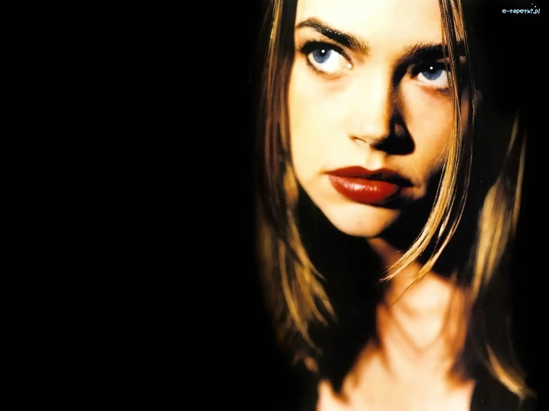 usta, Denise Richards, oczy, duże