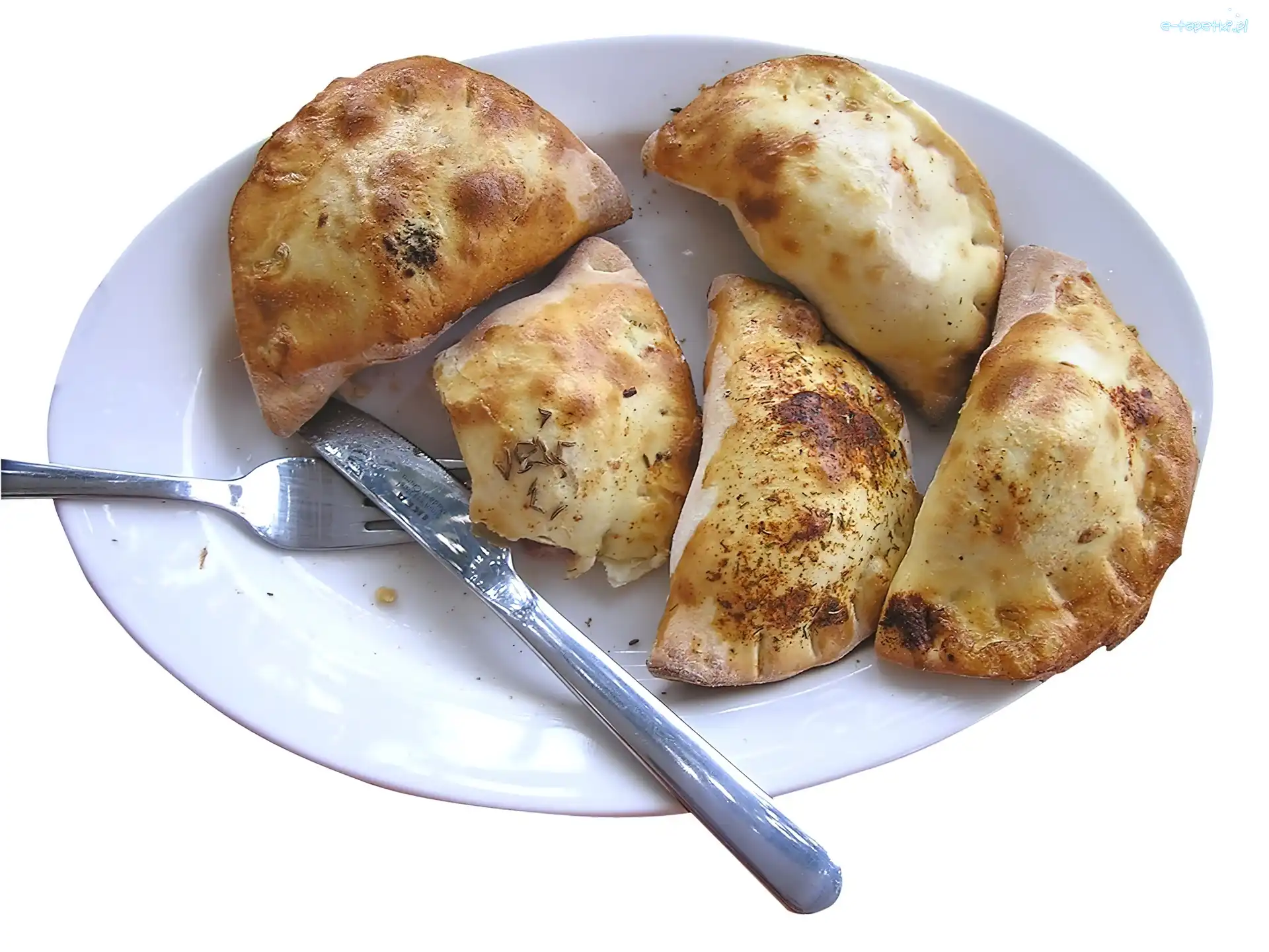 Sztuczce, Talerz, Pierogi