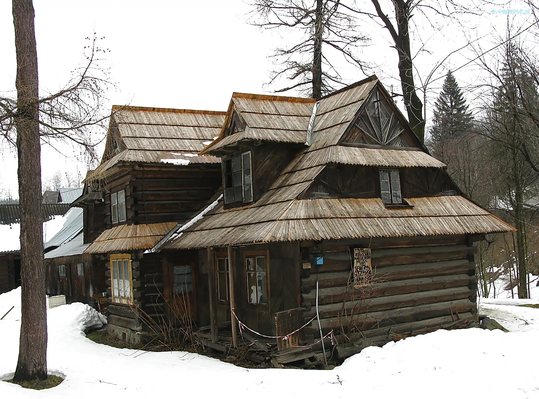 Domek, Drewniany