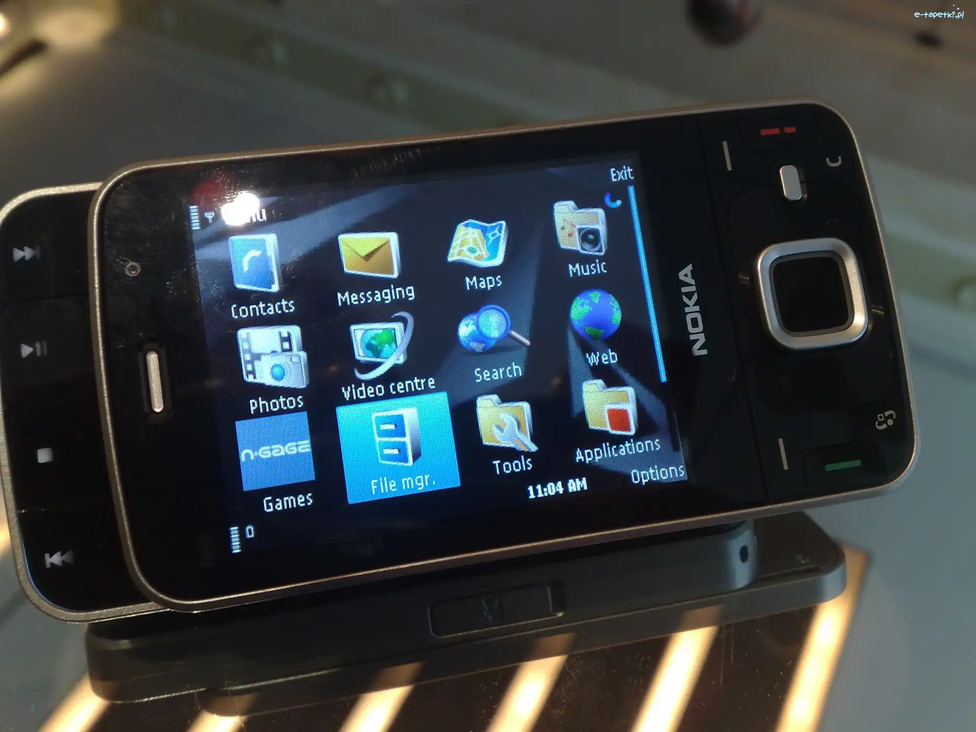 Menu, Nokia N96