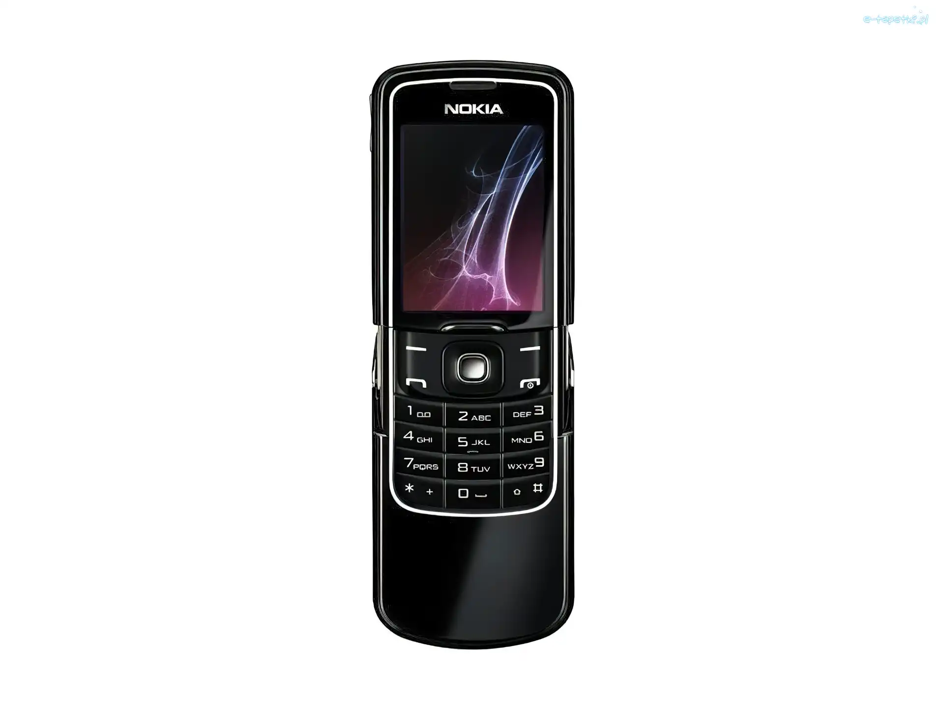 Rozsuwana, Czarna, Nokia 8600 Luna
