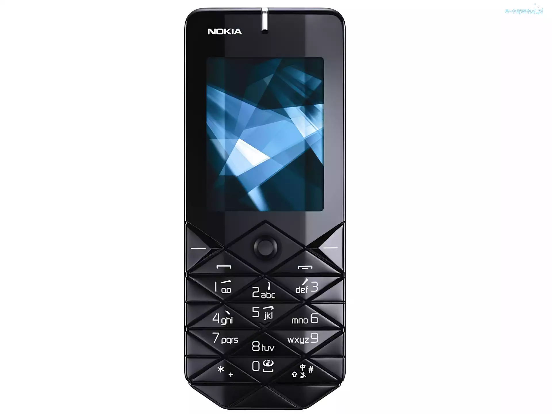 Przód, Czarna, Nokia 7500