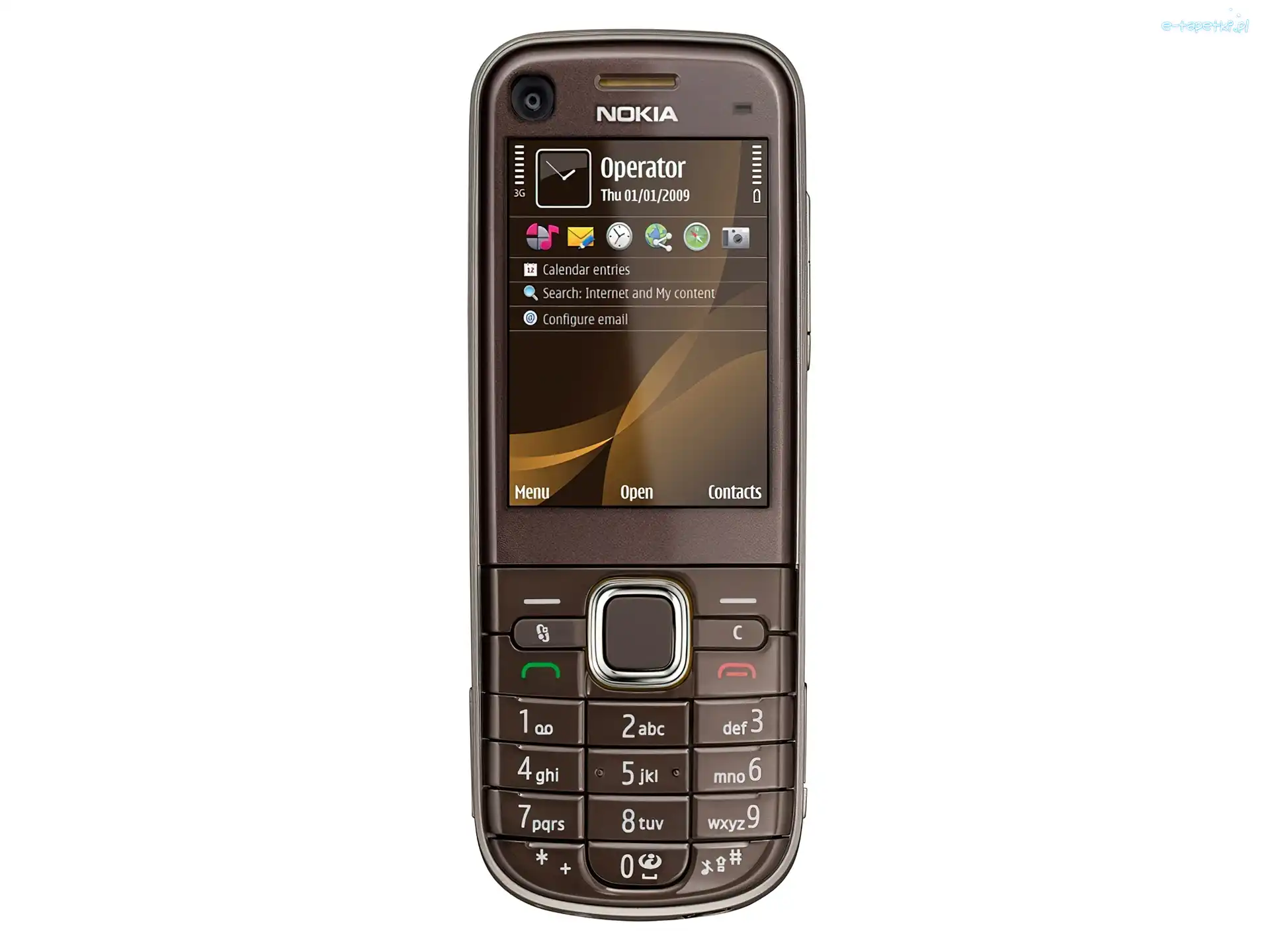 Przód, Brązowa, Nokia 6720