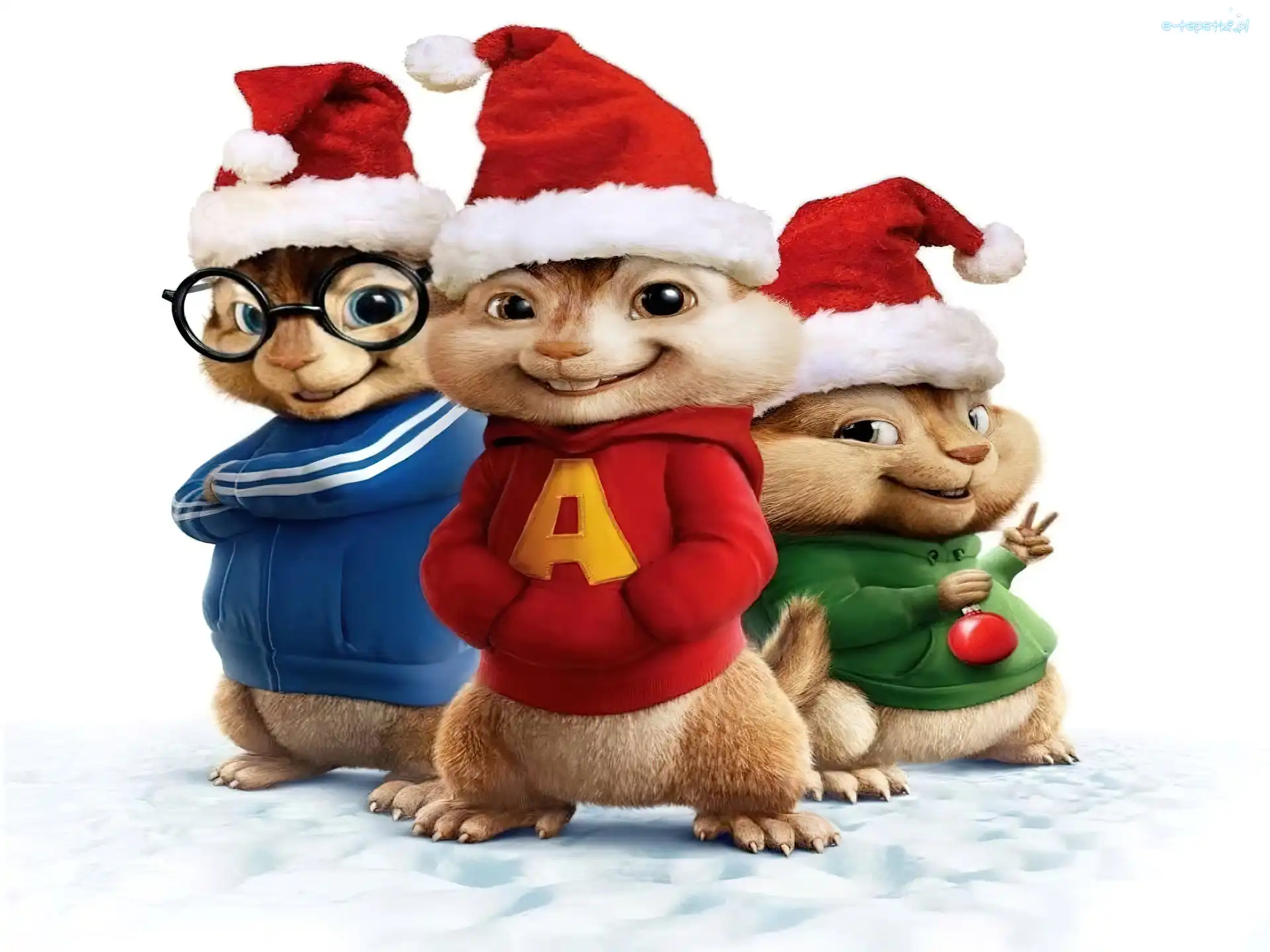Alvin and the Chipmunks, Mikołaja, Czapki, Alvin i wiewiórki