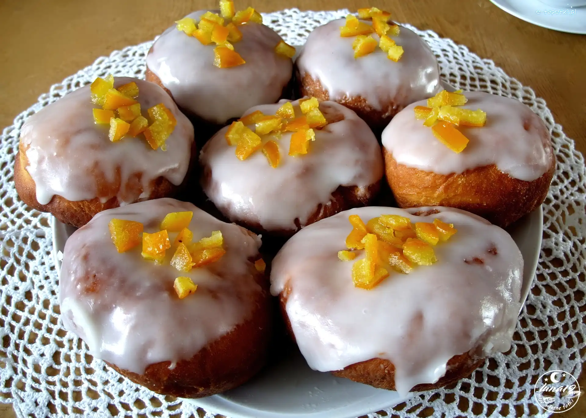 Polewa, Pączki