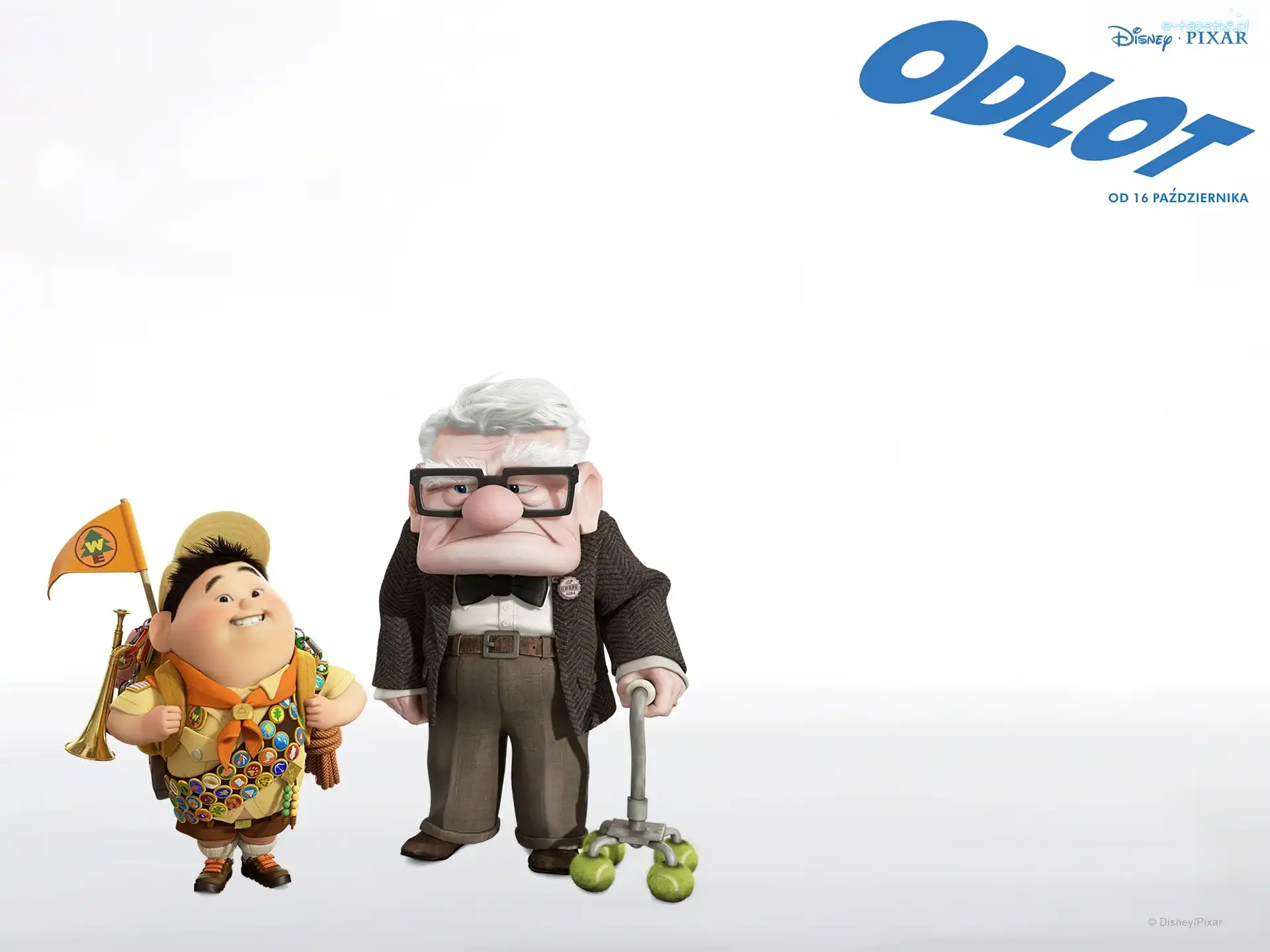 Up, Chłopczyk, Dziadek, Odlot