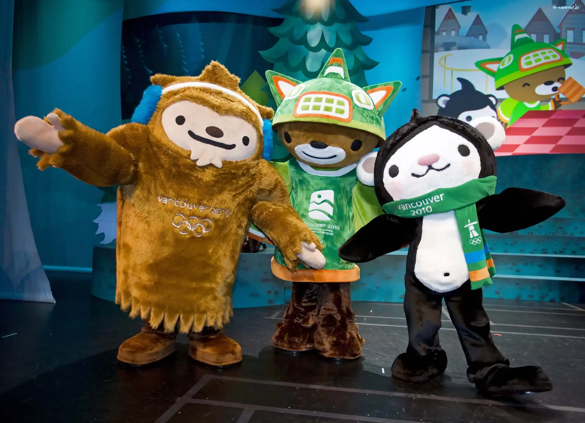Vancouver 2010, maskotki, trzy