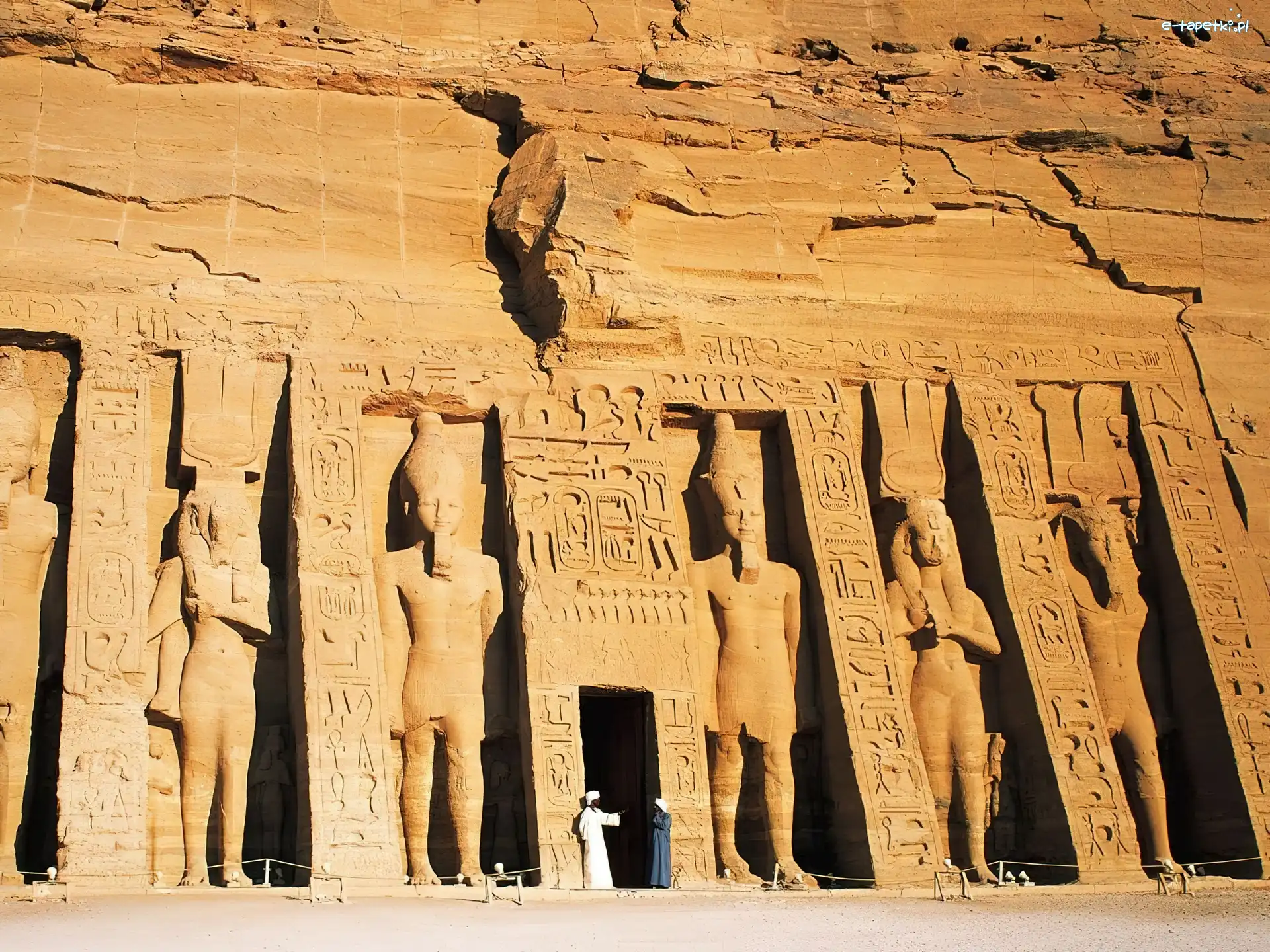 Egipt, Zabytek, Świątynia Nefertari, Muhafaza Asuan Egipt, Abu Simbel