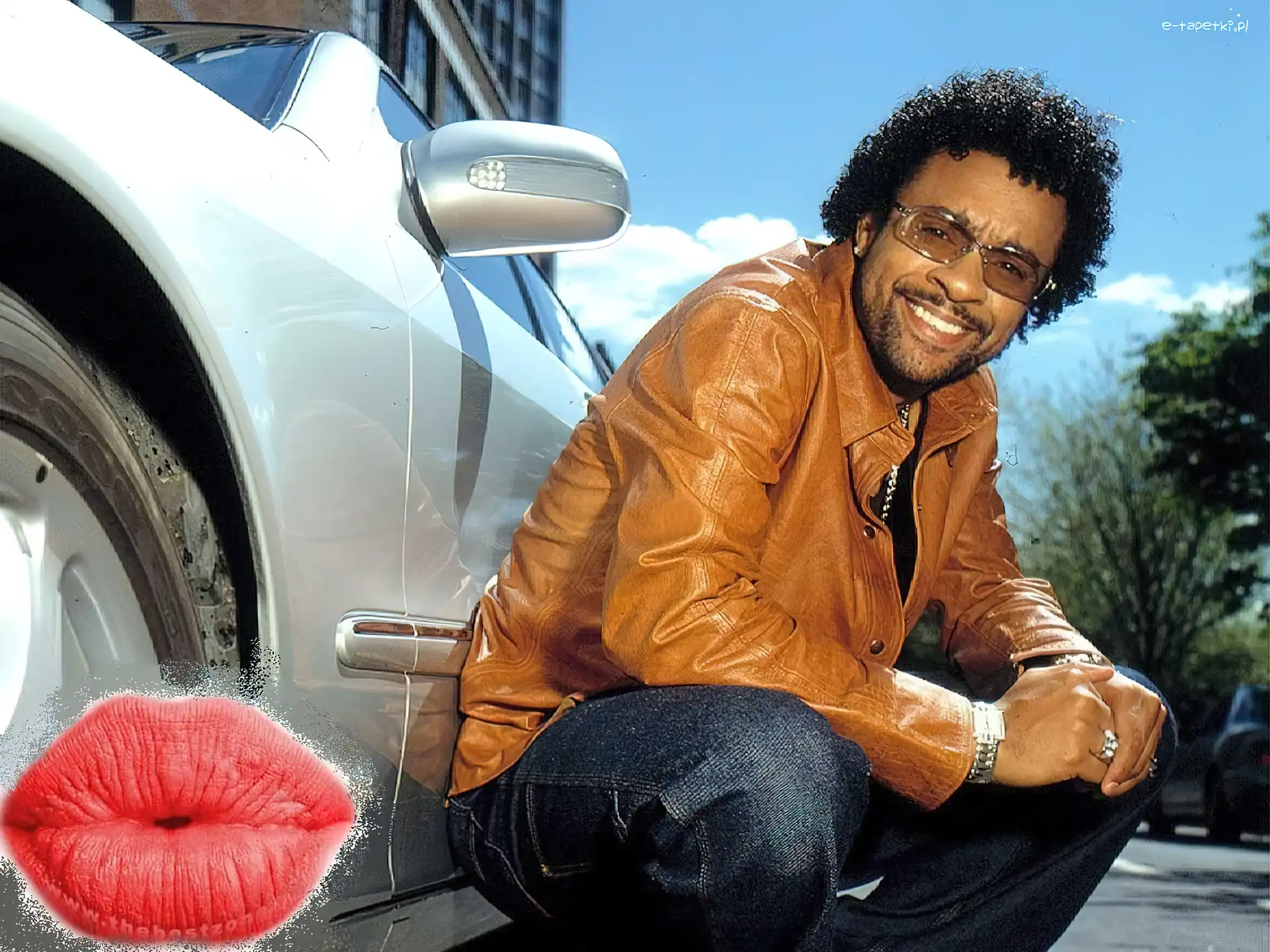 Usta, Kurteczka, Skórzana, Shaggy