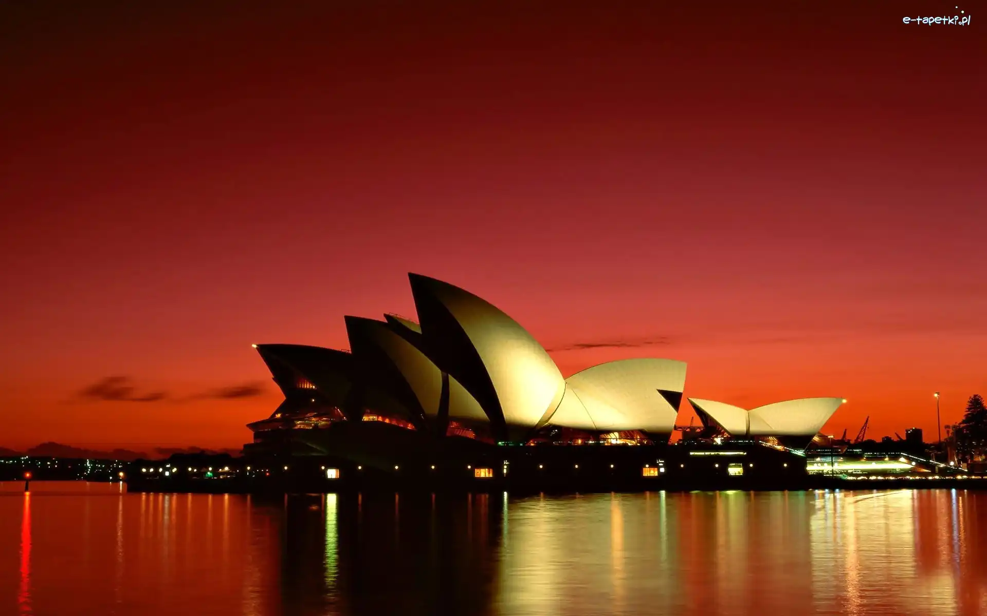 Sydney, Zachód Słońca, Opera w Sydney, Australia