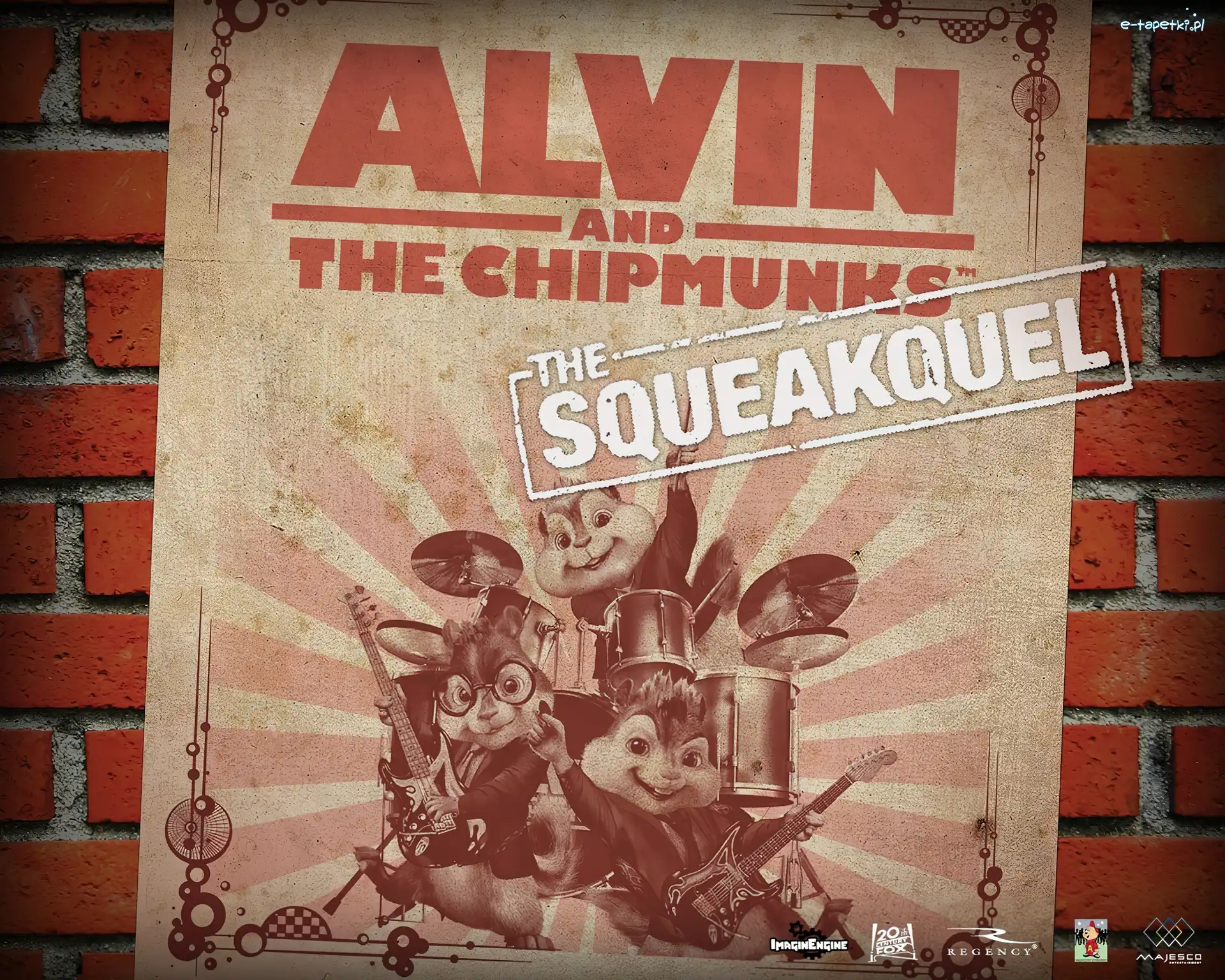 Plakat, Alvin and the Chipmunks, Alvin i wiewiórki