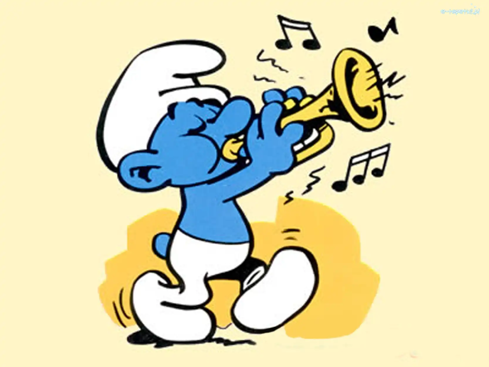 Smerfy, Smerf, The Smurfs, Trąbka, Harmoniusz