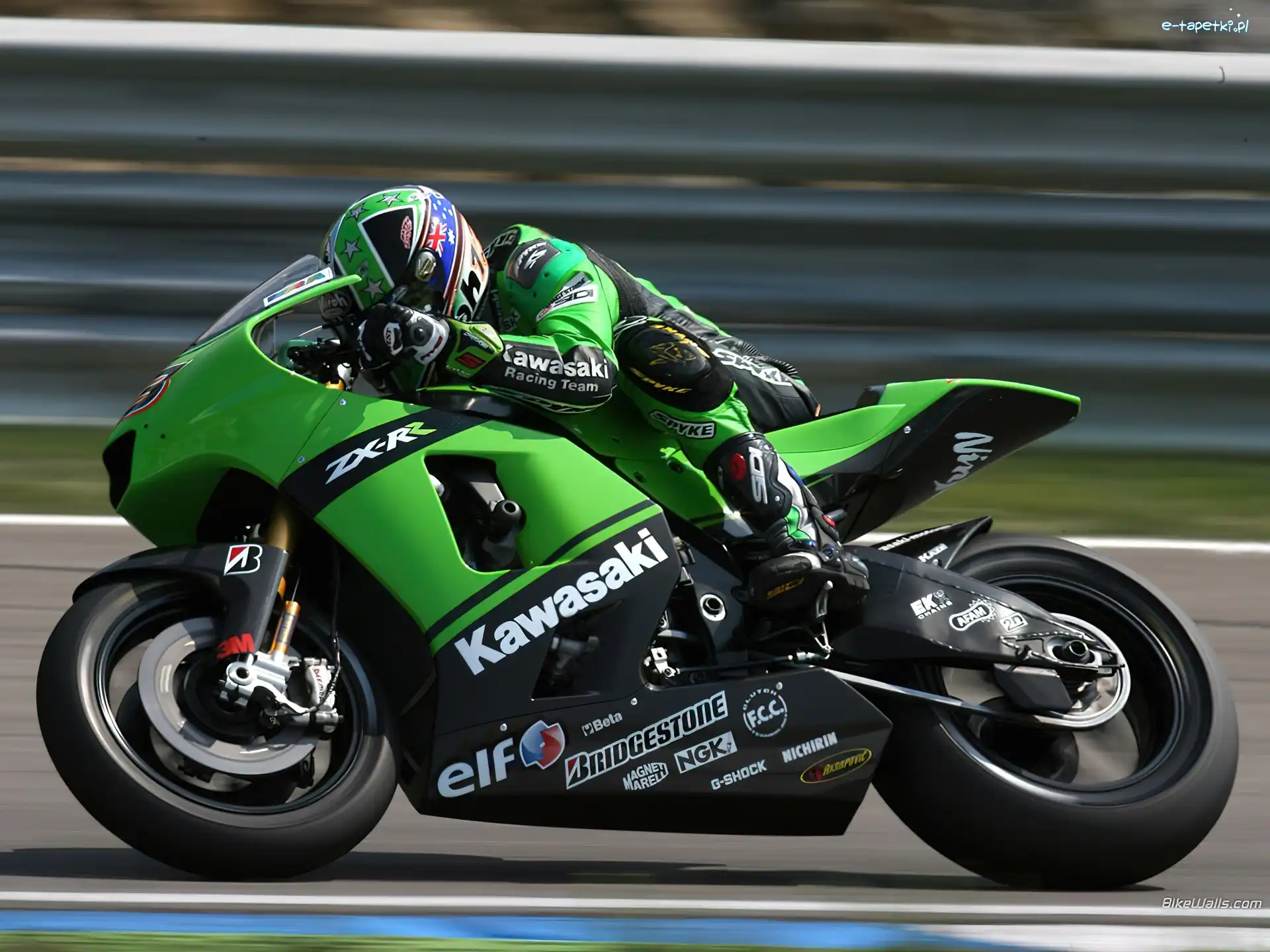 Kawasaki ZXR 750, zielone