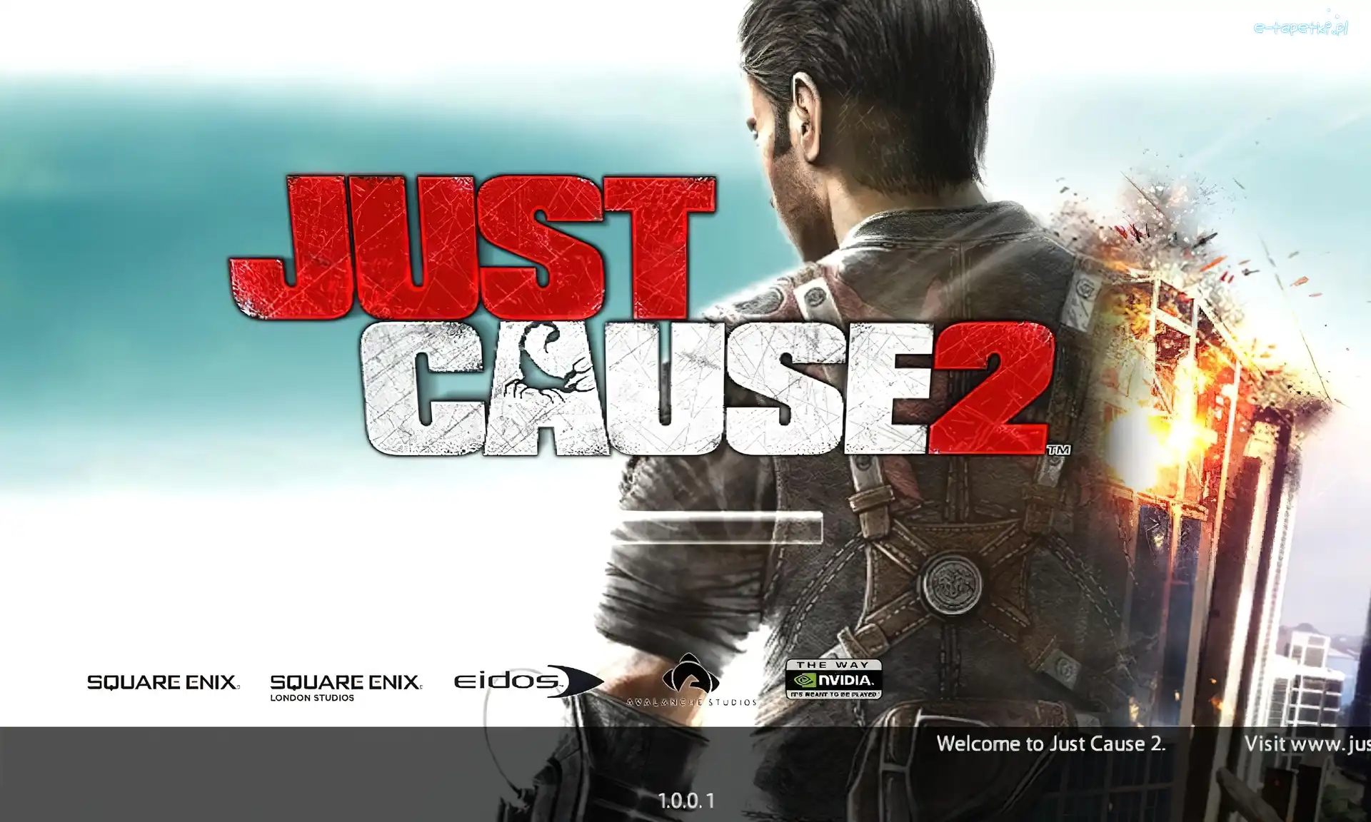 Just Cause 2, ogień, plecy