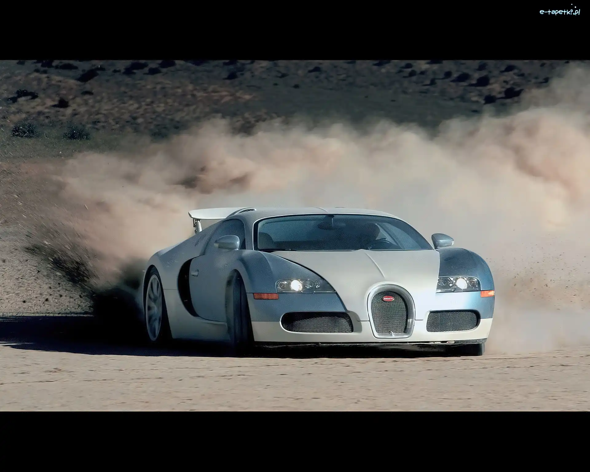 Na szutrze, Bugatti Veyron, Moc