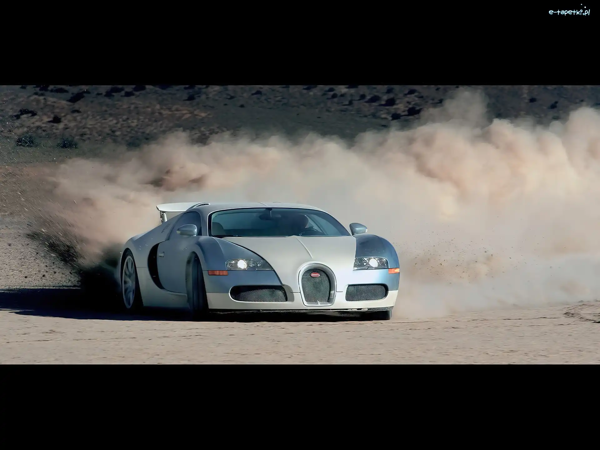 Szuter, Zakręt, Bugatti Veyron
