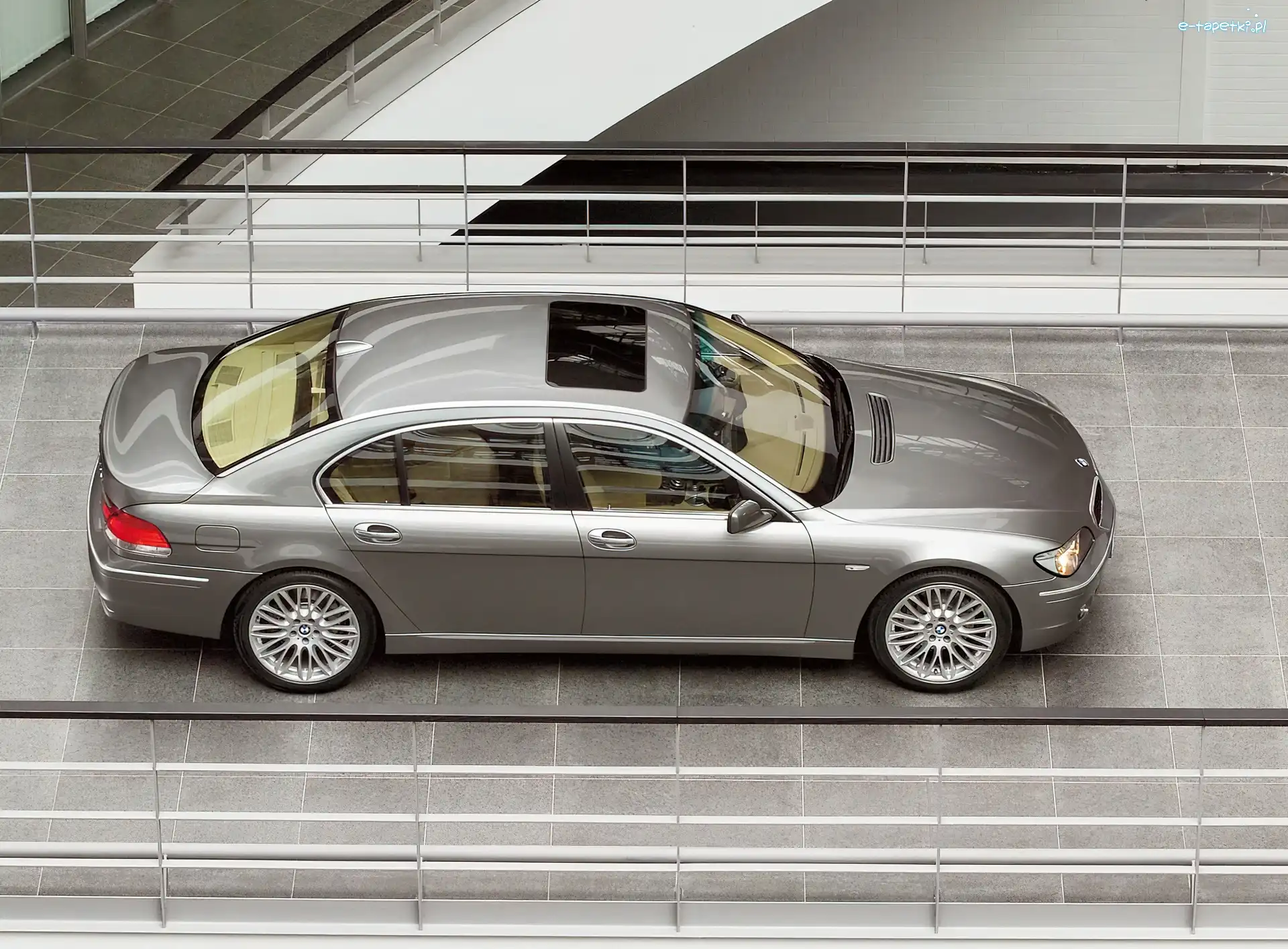 Srebrne, Szyberdach, E65, BMW 7