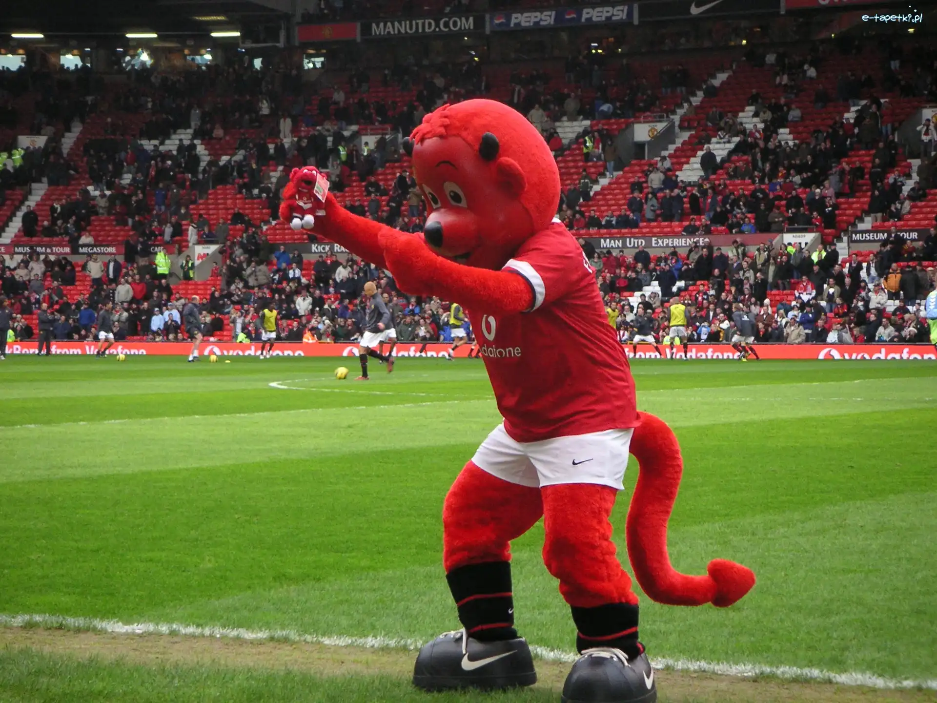 Maskotka, Czerwona, Manchester United