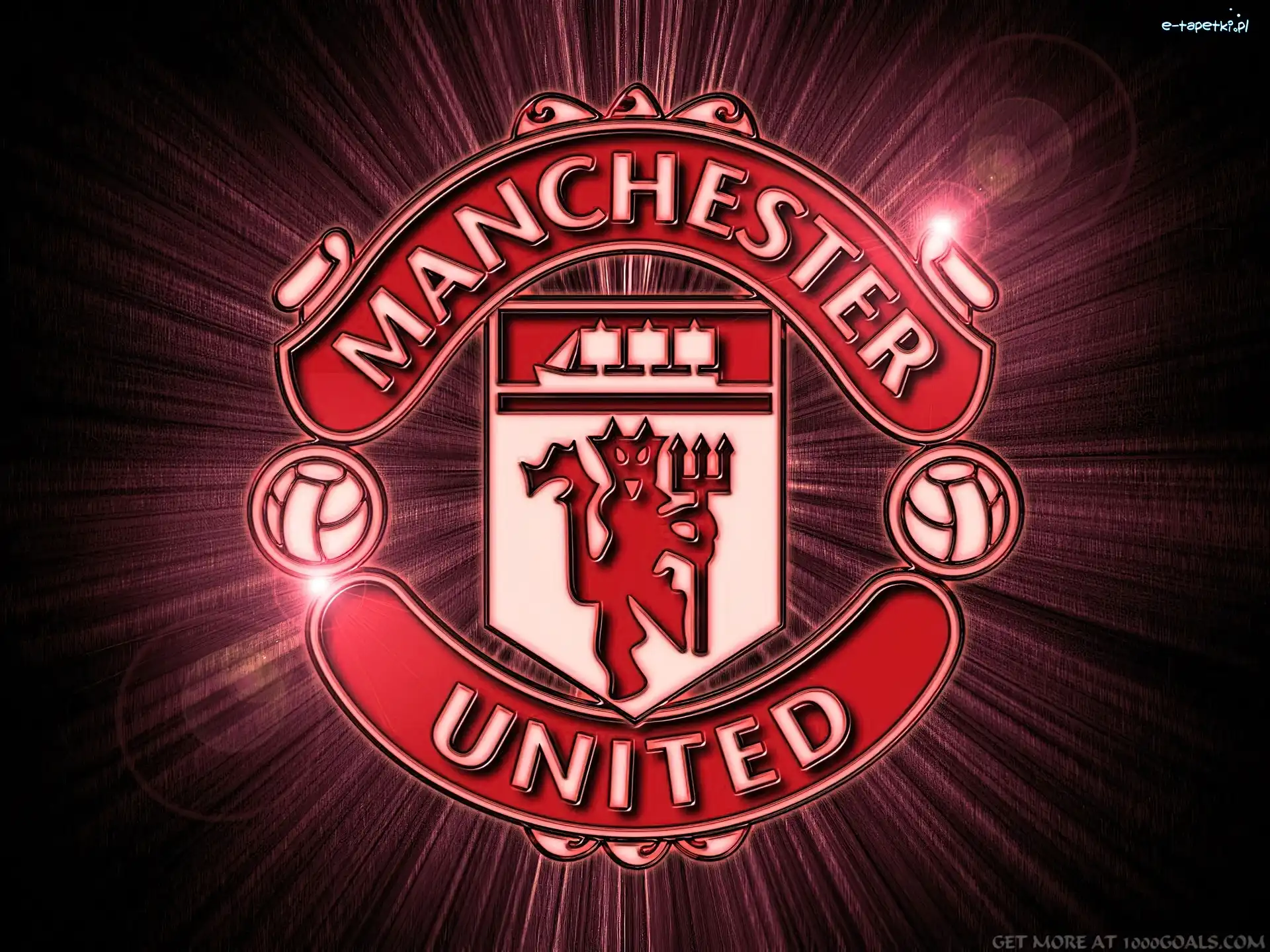 Herb, Oświetlenie, Czerwone, Manchester United