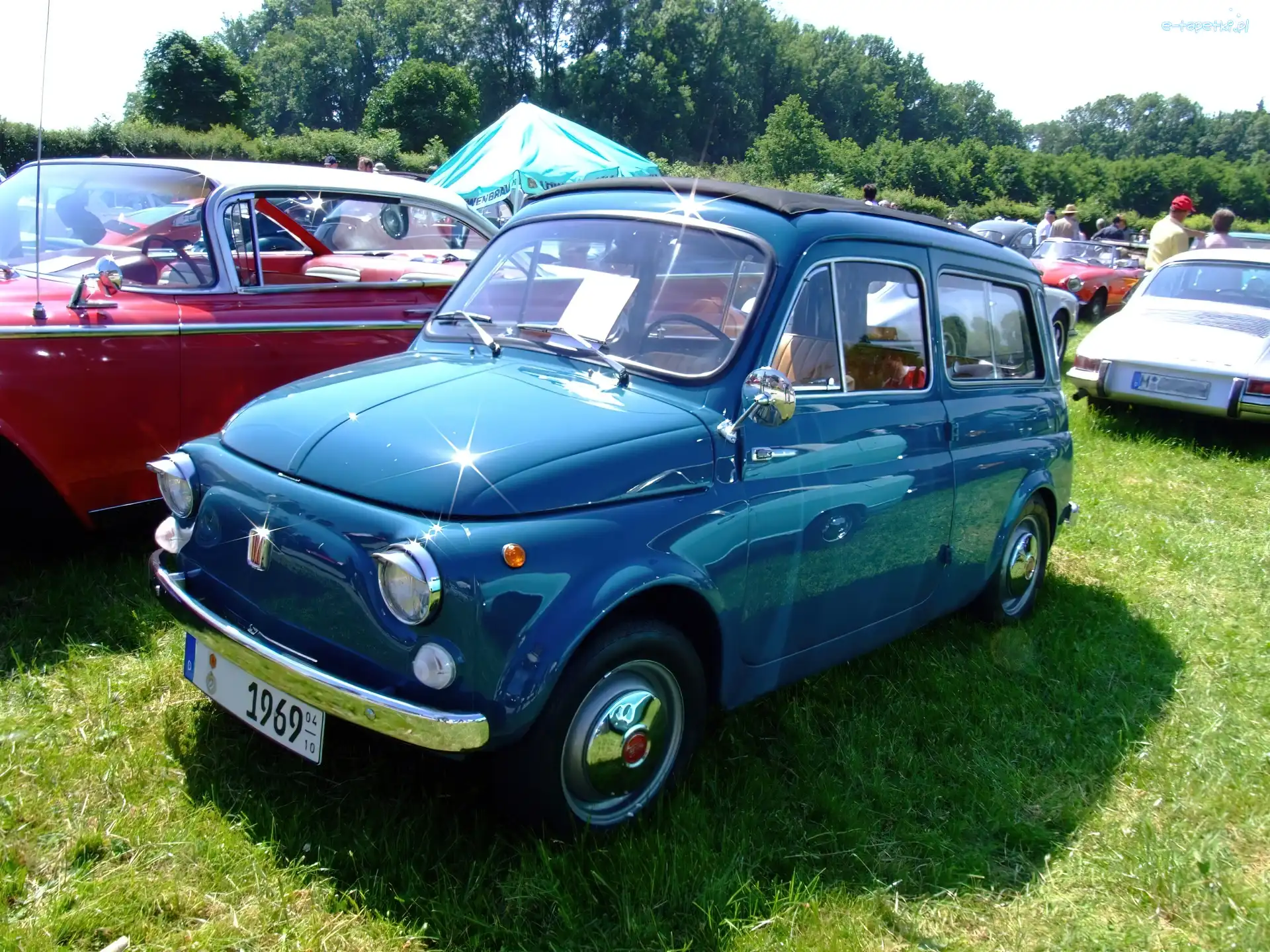 Autobianchi A500 Giardiniera, Klub, Zlot, Niebieski