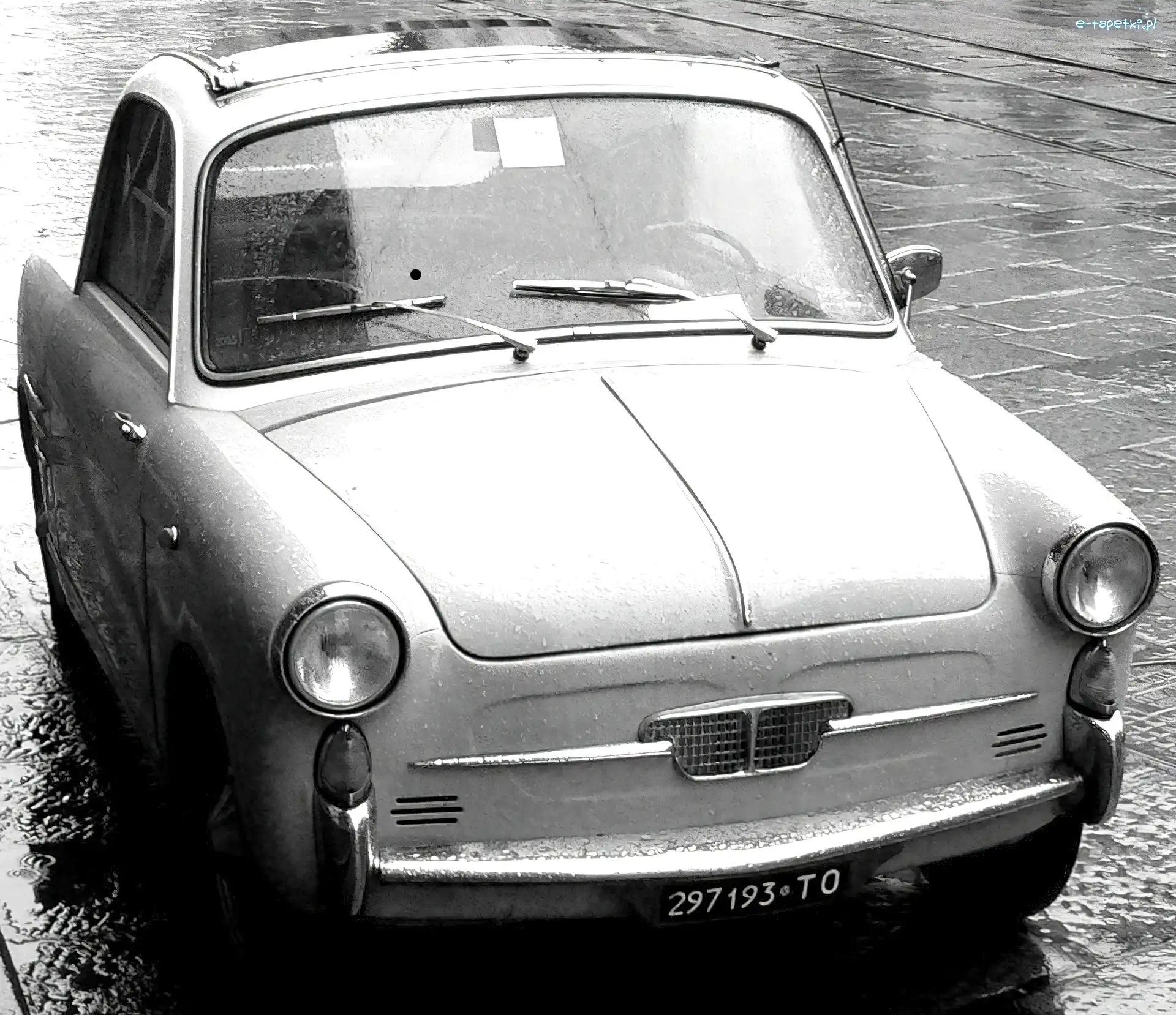 Deszcz, Autobianchi Bianchina, Przód