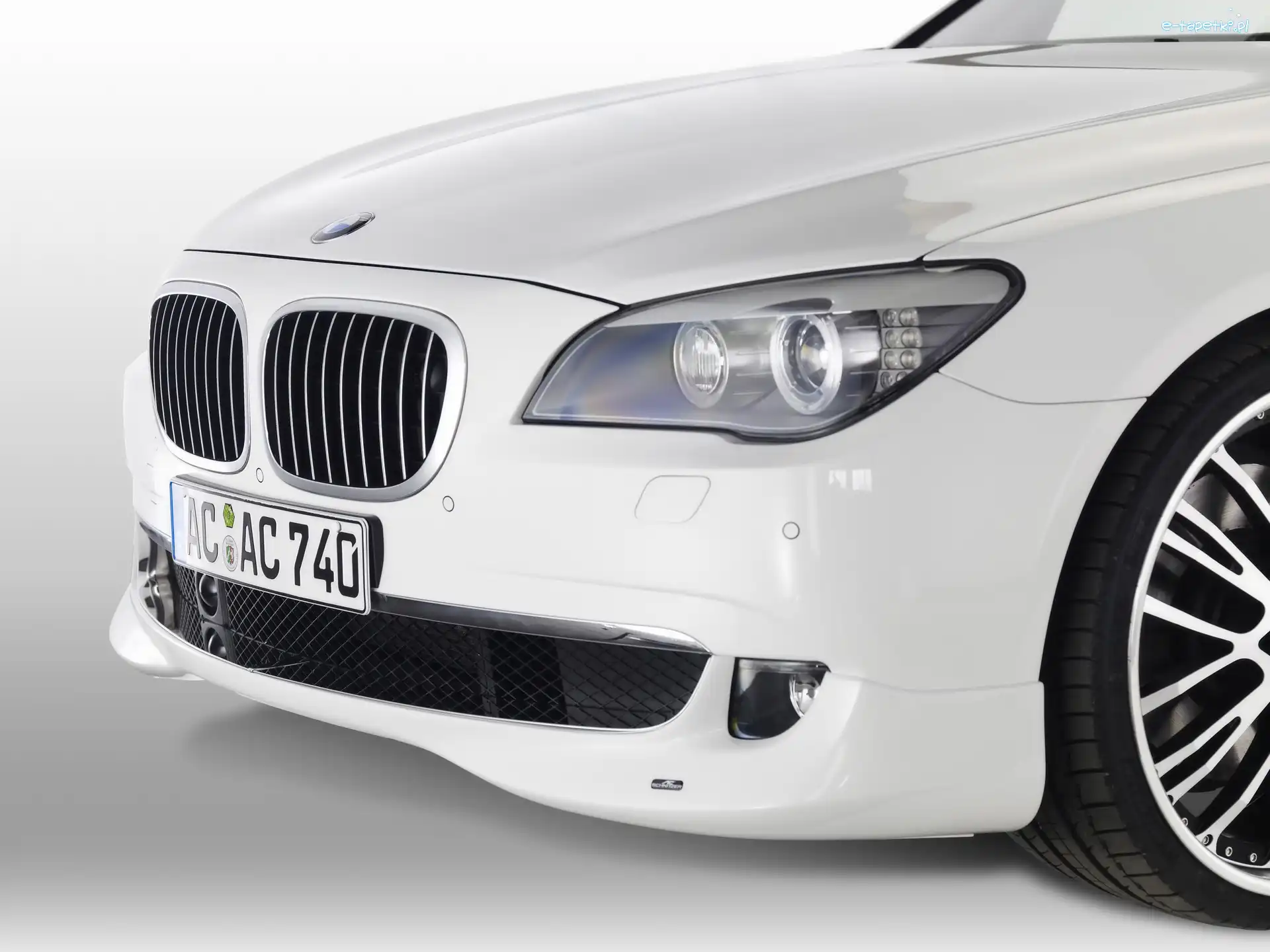 Przód, Alufelgi, BMW F01, Biała