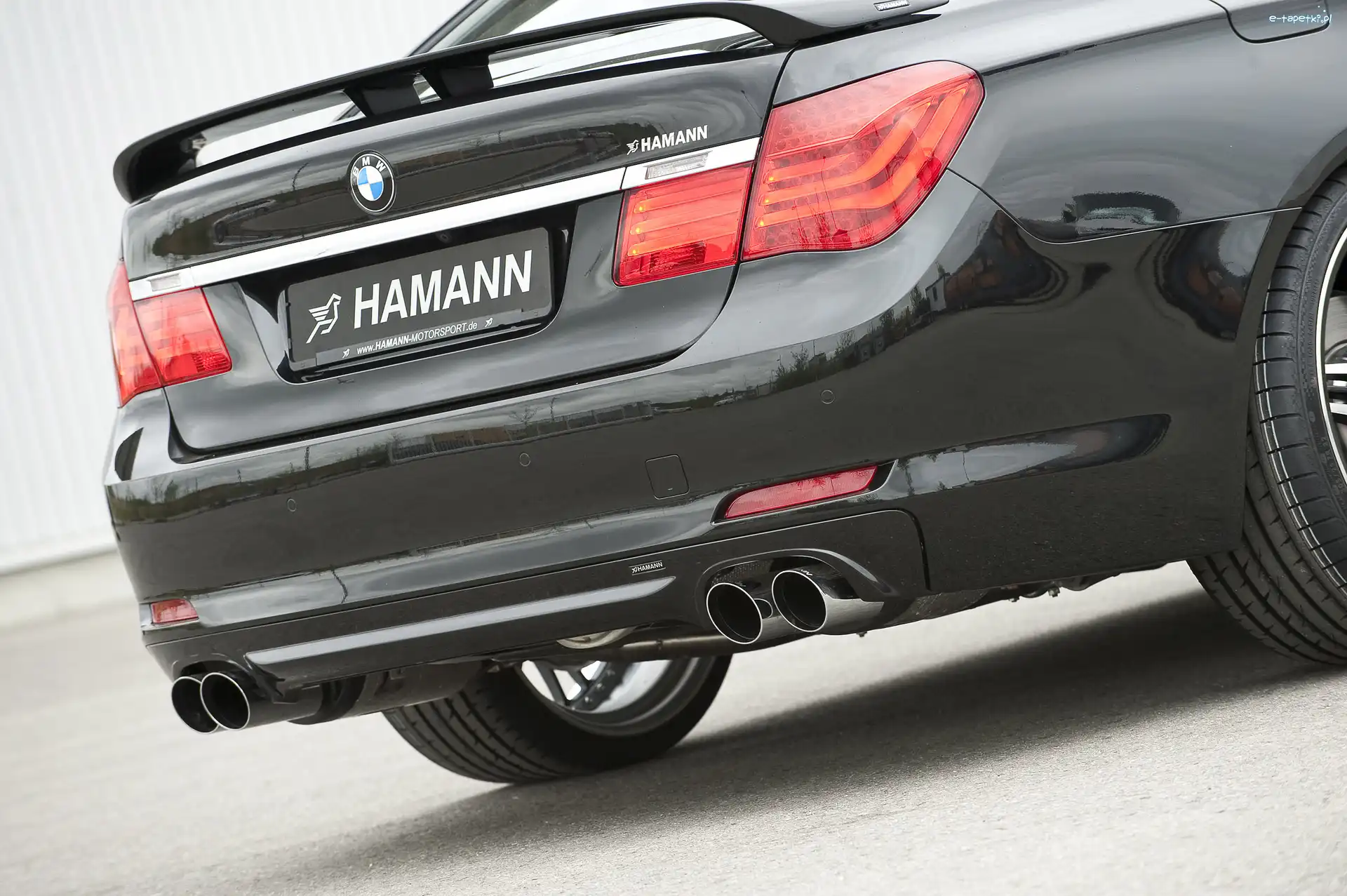 BMW seria 7 F01, Wydech, Sportowy, Hamann