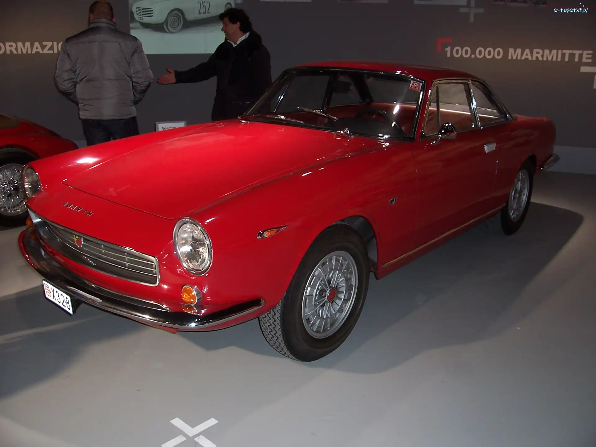Abarth 2400, Chrom, Zderzak, Czerwony