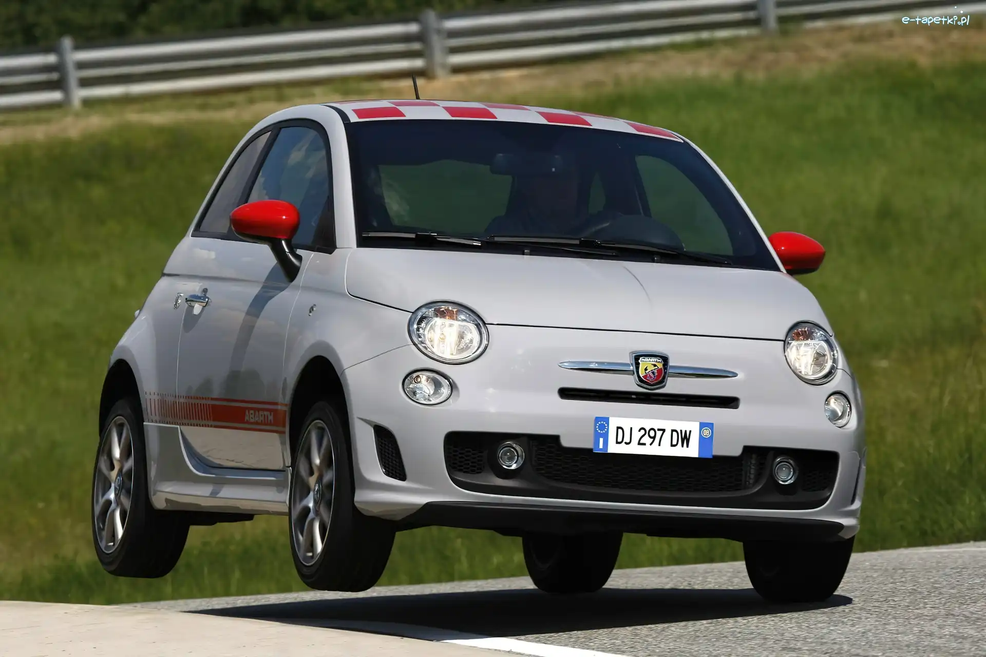 Koła, Zakręt, Ostry, Abarth 500