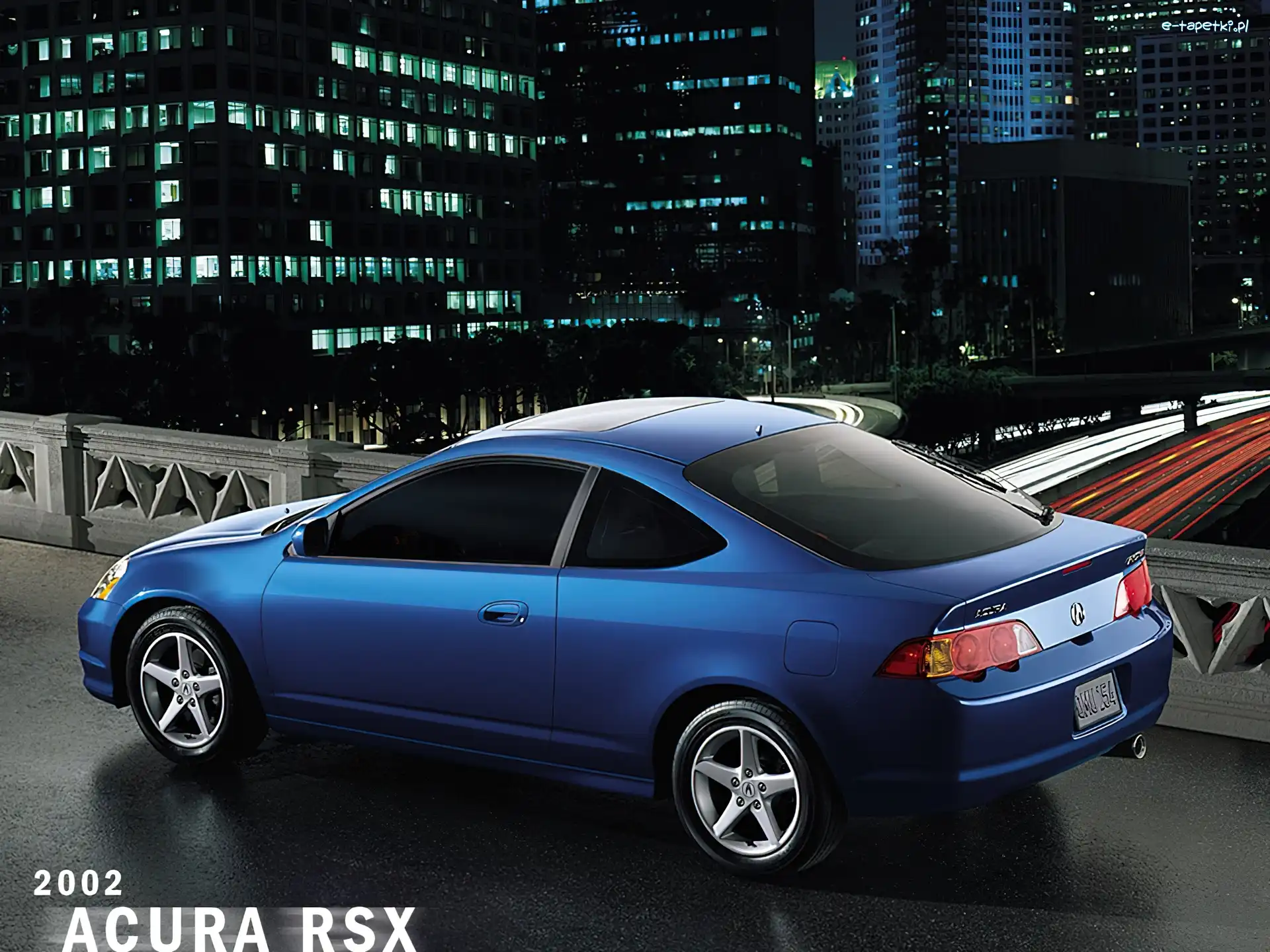 Reklama, Miasto, Noc, Acura RSX