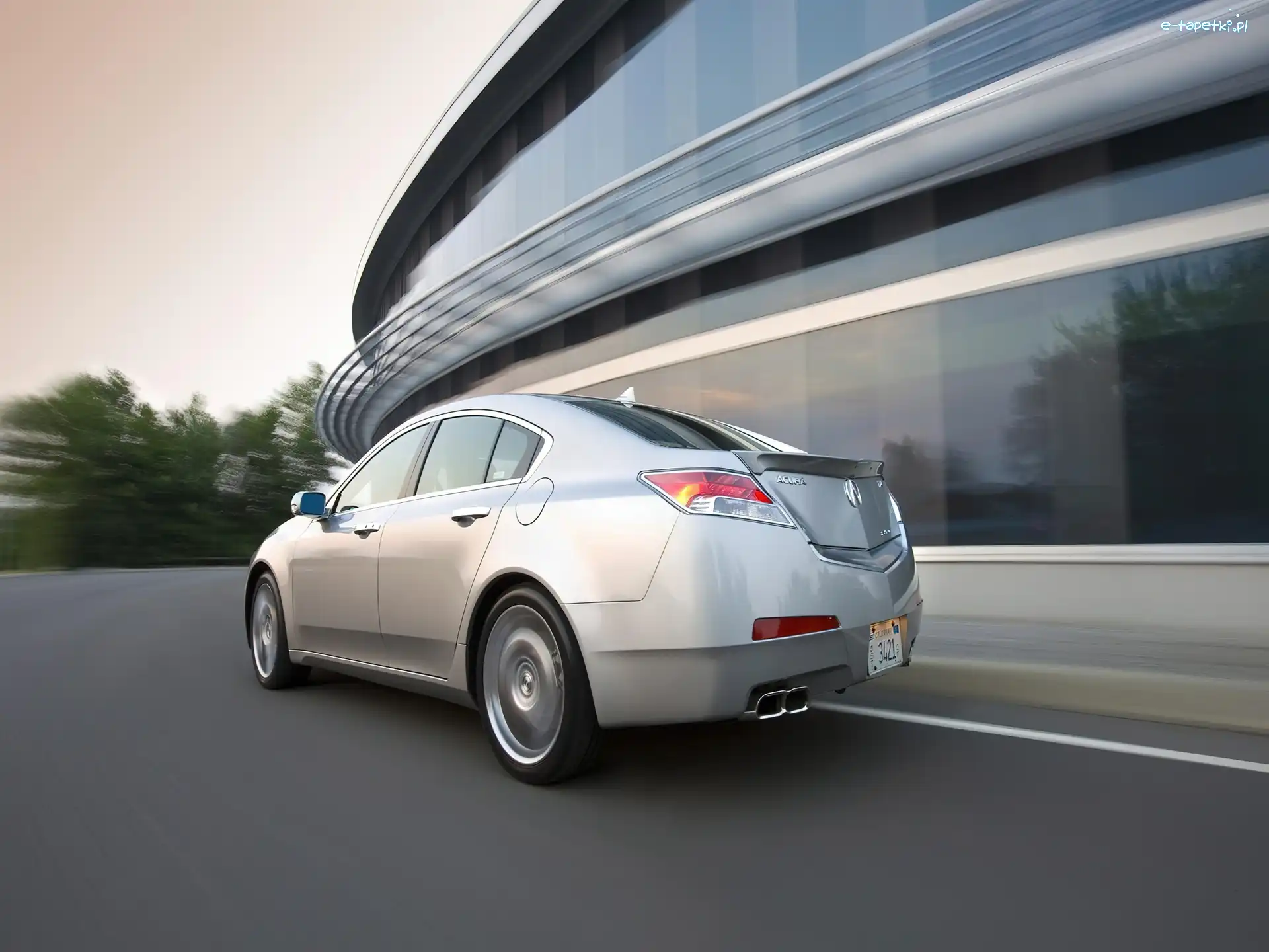 Acura TL, Tłumika, Końcówka, Tył