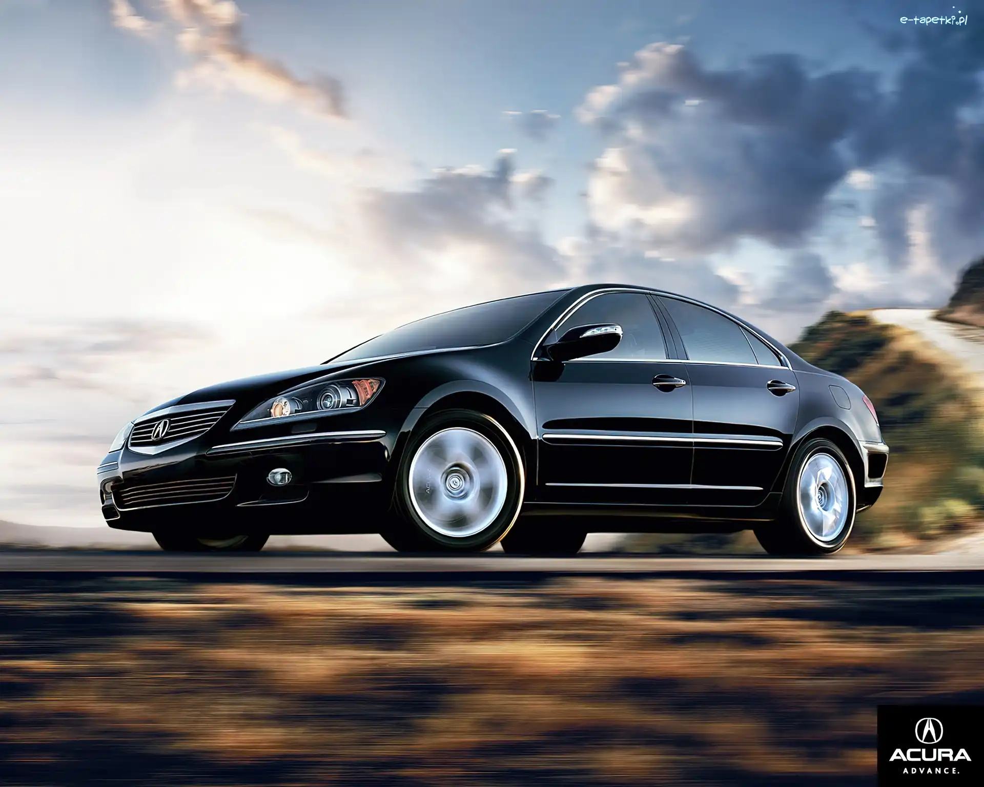 Acura RL, Reklamowa, Broszura, Czarna