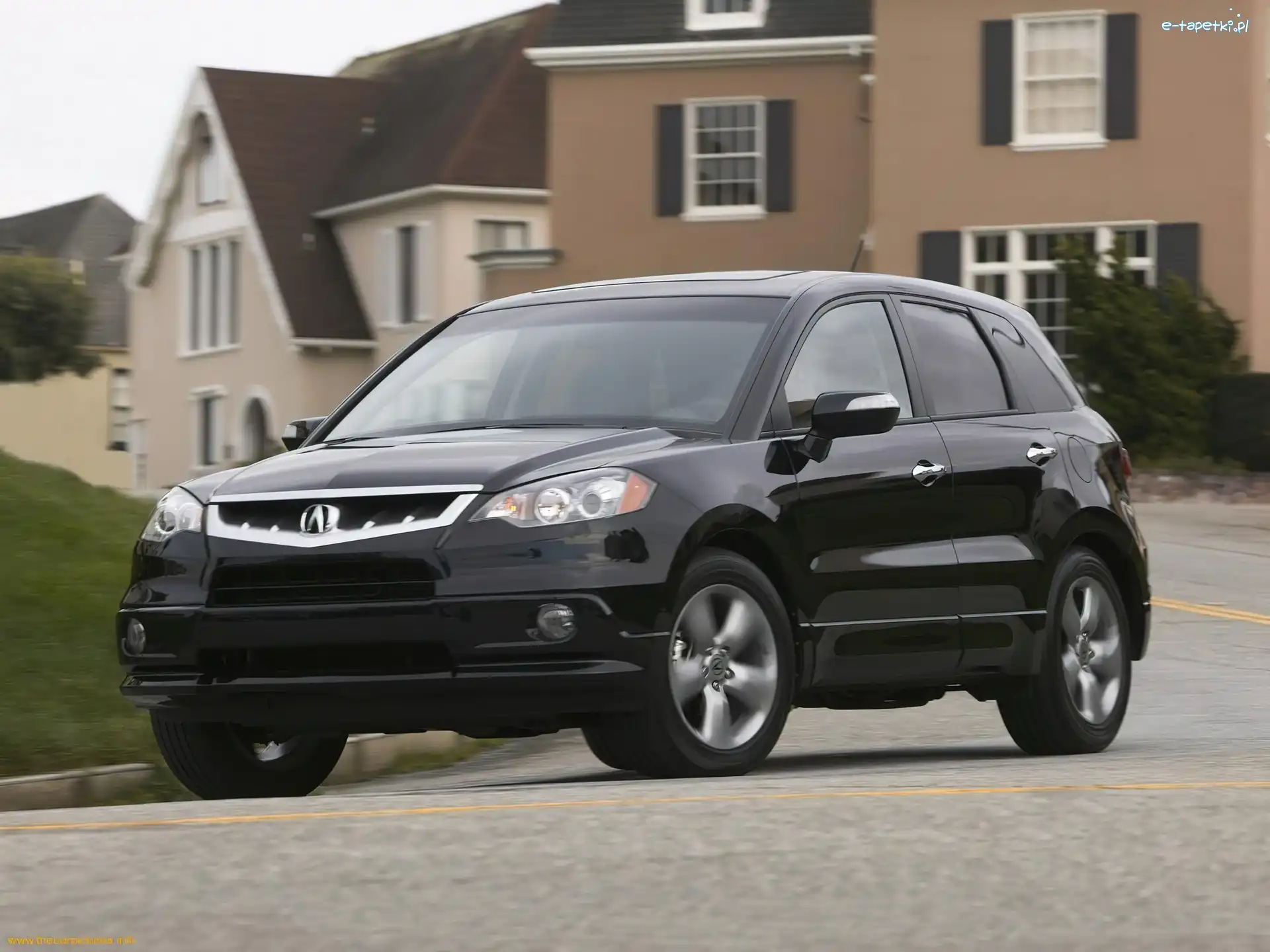 Acura RDX, Szyby, Ciemne, Czarna