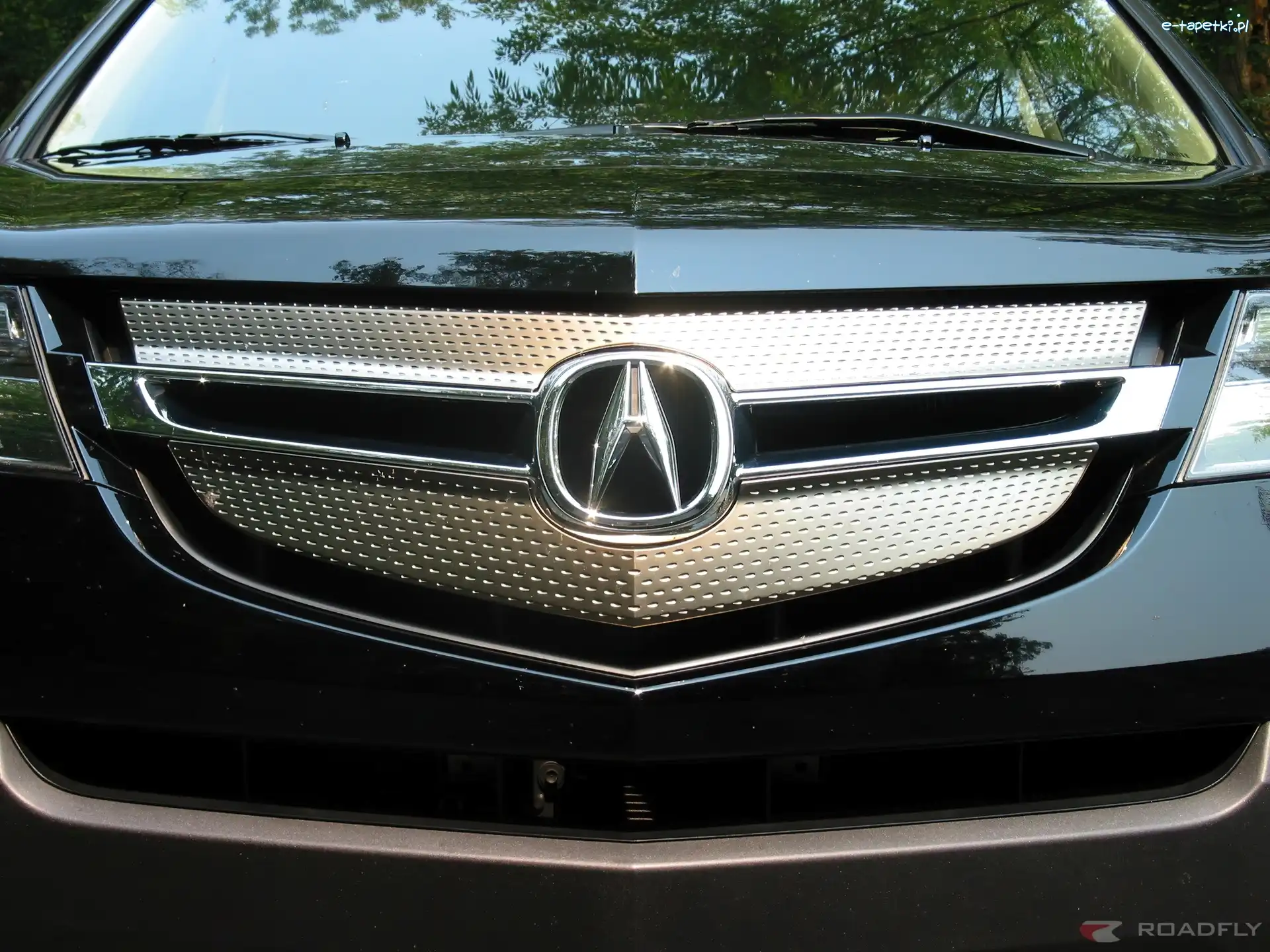 Przód, Atrapa, Acura MDX, Emblemat, Logo