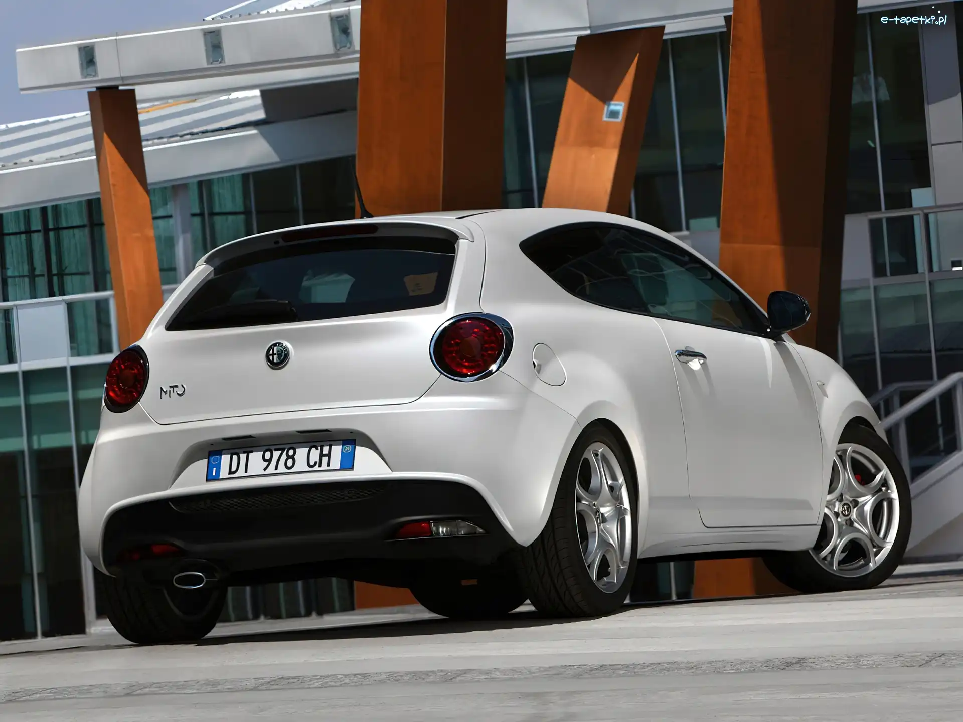 Emblemat, Alfa Romeo MiTo, Tył