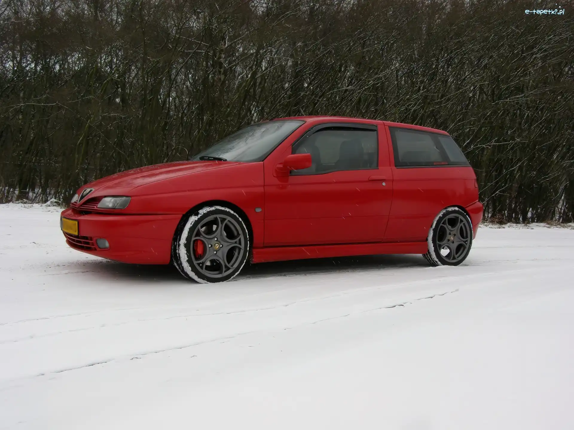 Śnieg, Alufelgi, Alfa Romeo 145