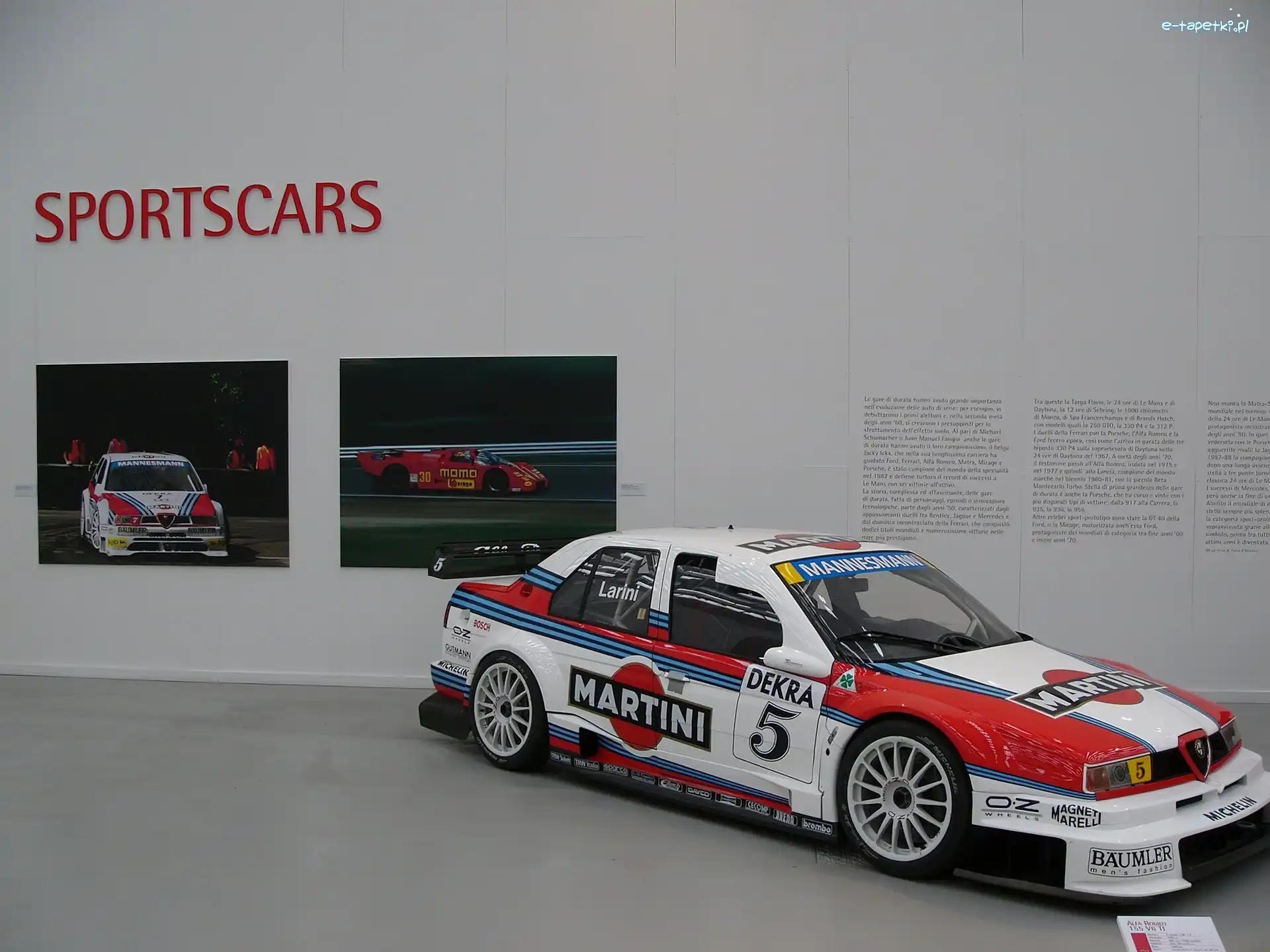 Wyścigówka, Spojler, Alfa Romeo 155