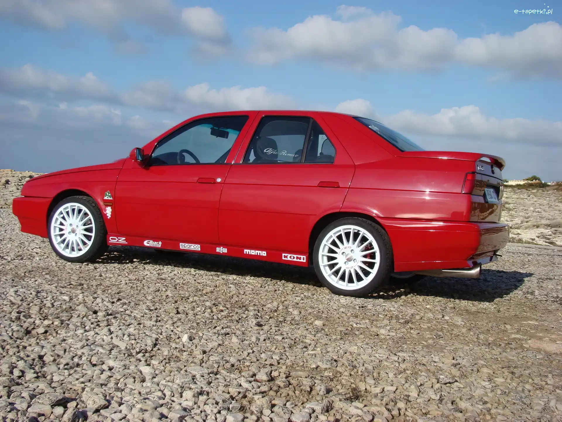 Bok, Sedan, Alfa Romeo 155, Lewy