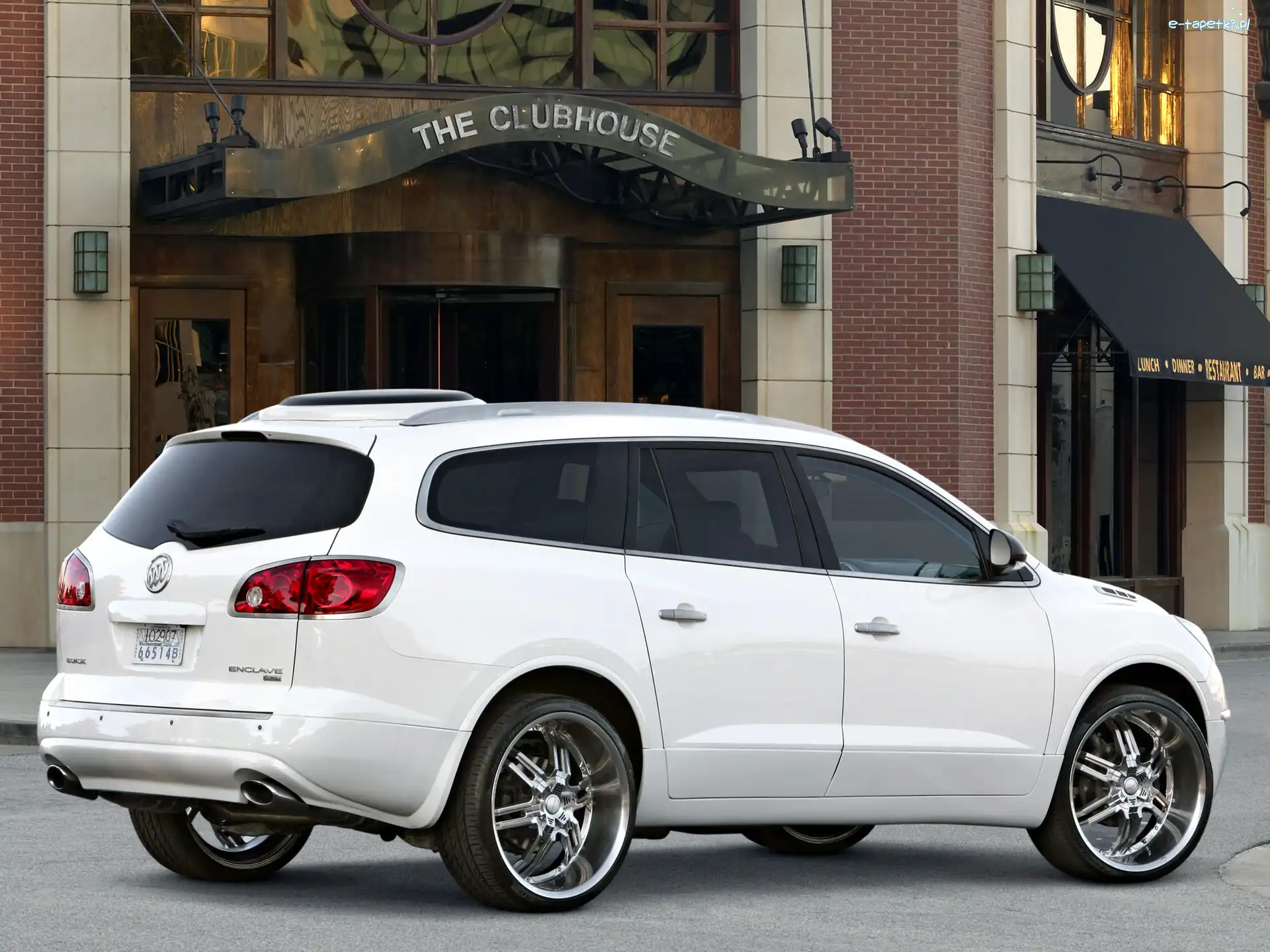 Tył, Zderzak, Buick Enclave