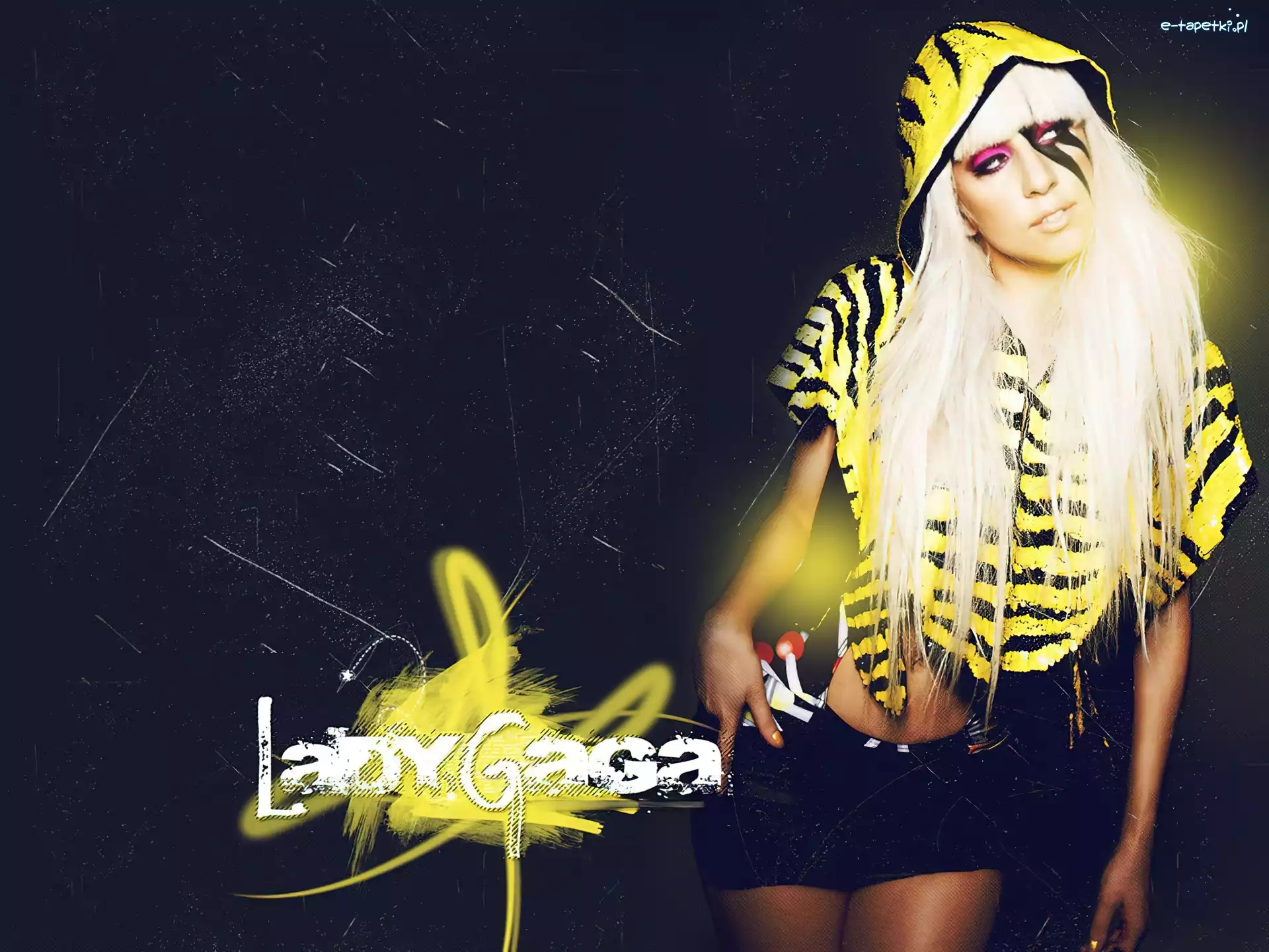 Oczy, Różowe, Lady Gaga