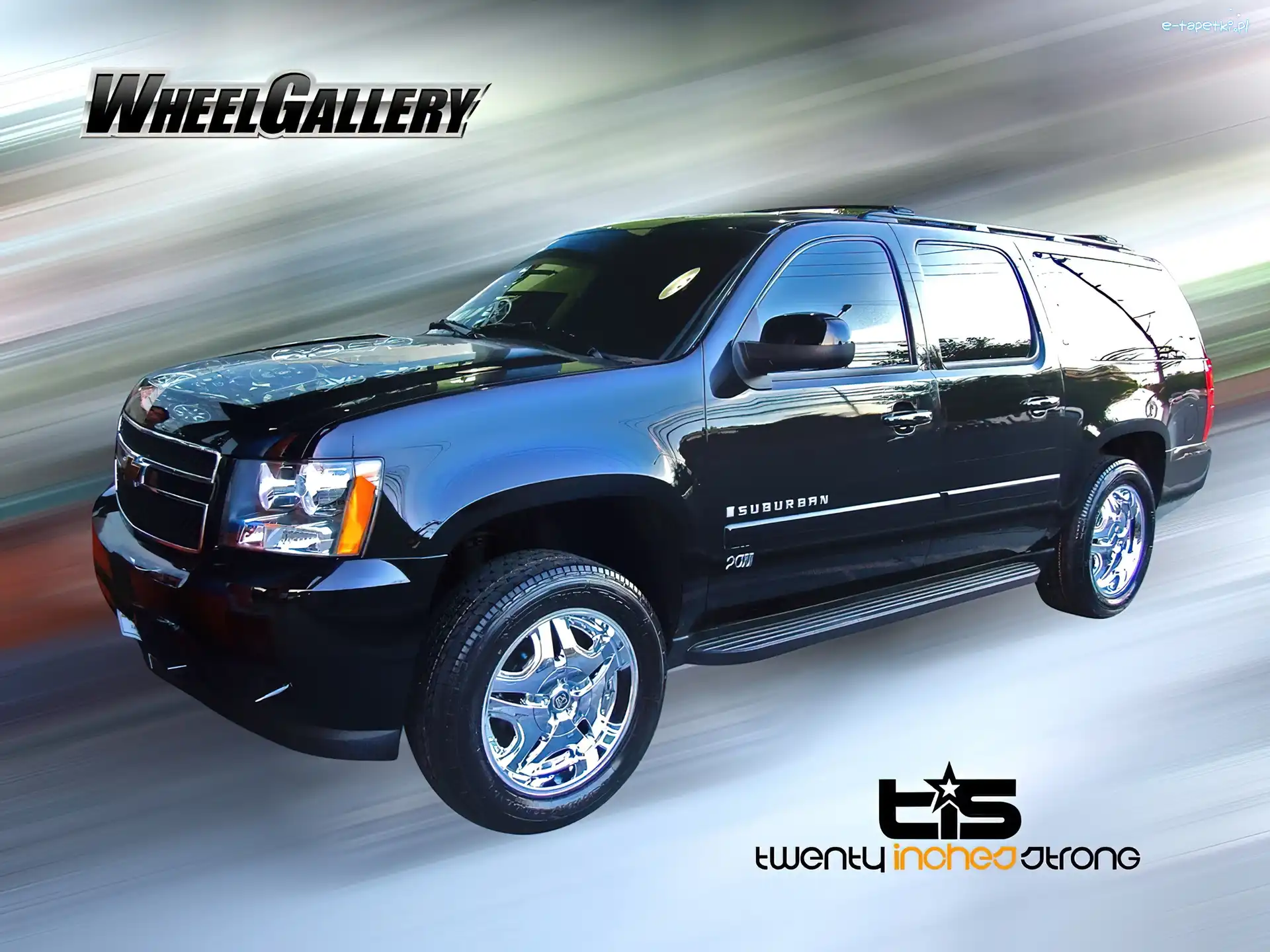 Alufelgi, Chromowane, Chevrolet Suburban