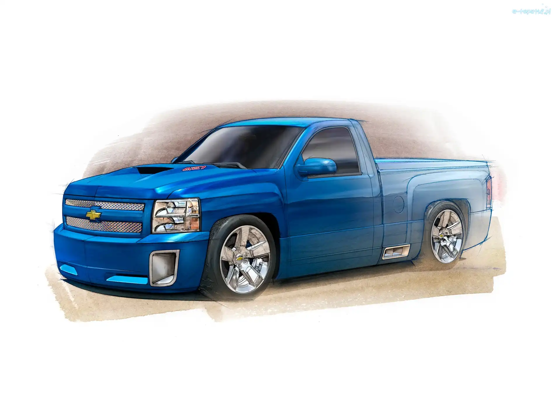 Rysunek, Chevrolet Silverado
