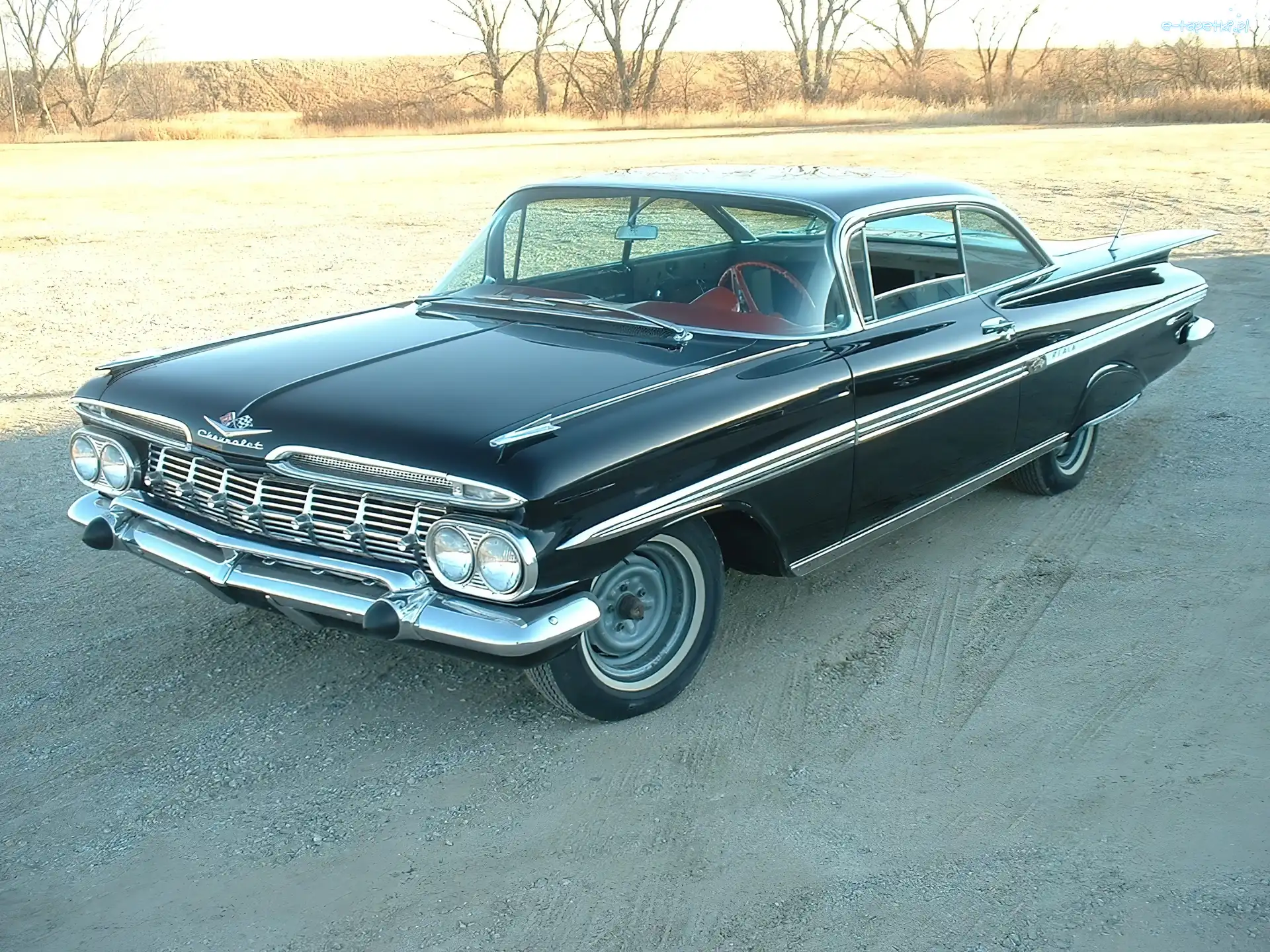 Chevrolet Impala, Chrom, Zderzak, Czarny